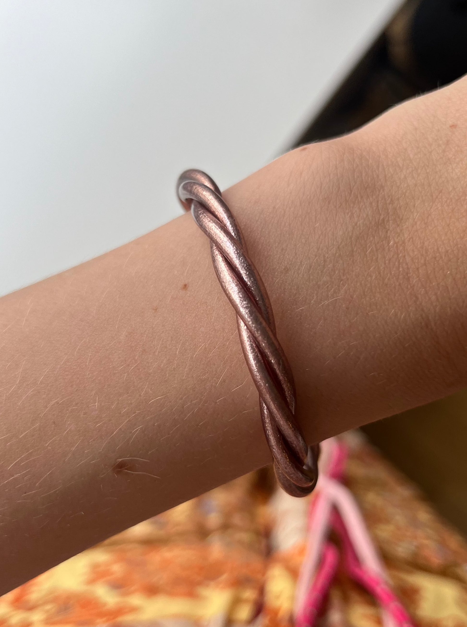 Twisted Rose Gold Kumali Bracelet