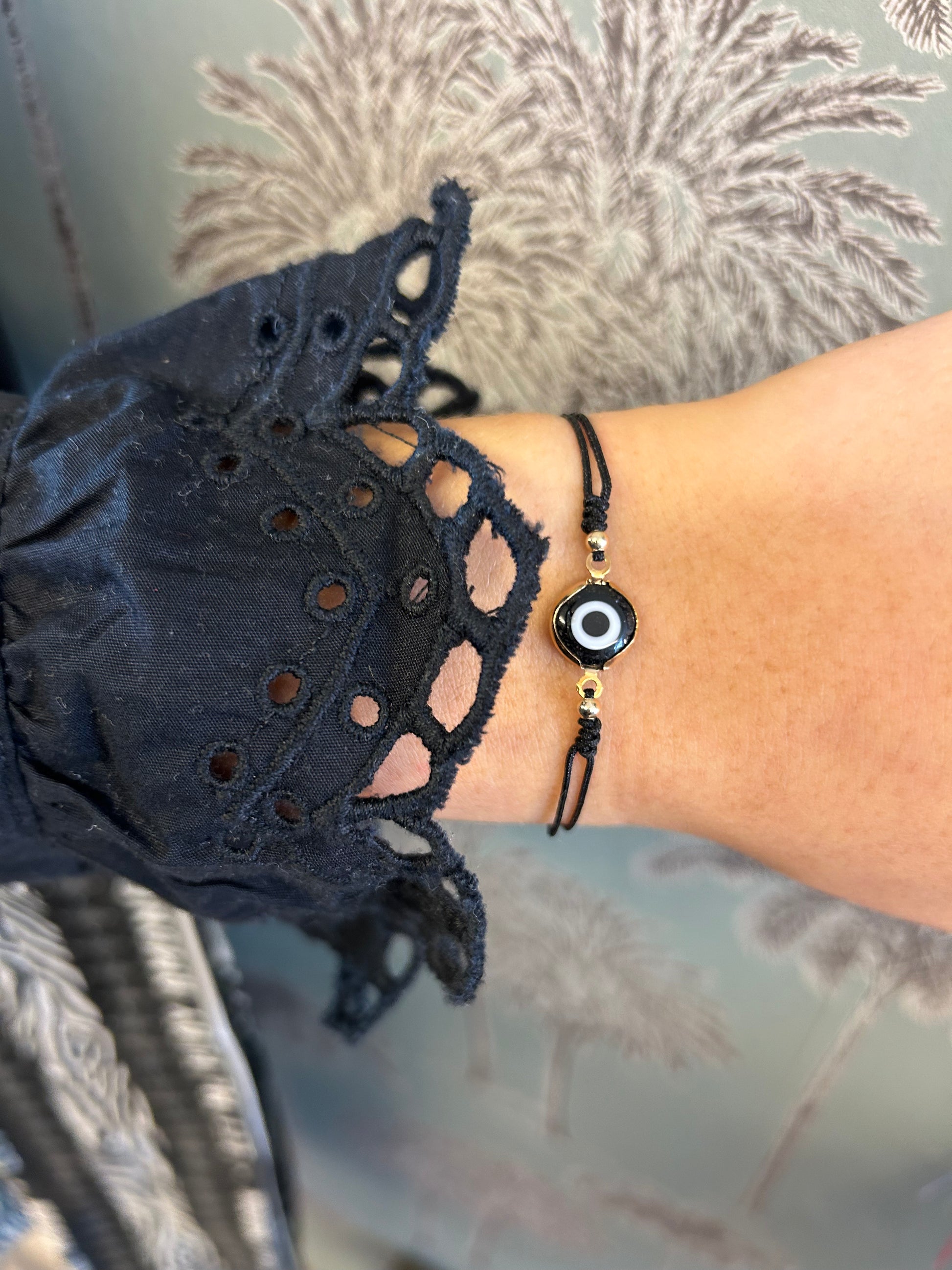 Bracelet Œil De Protection Noir