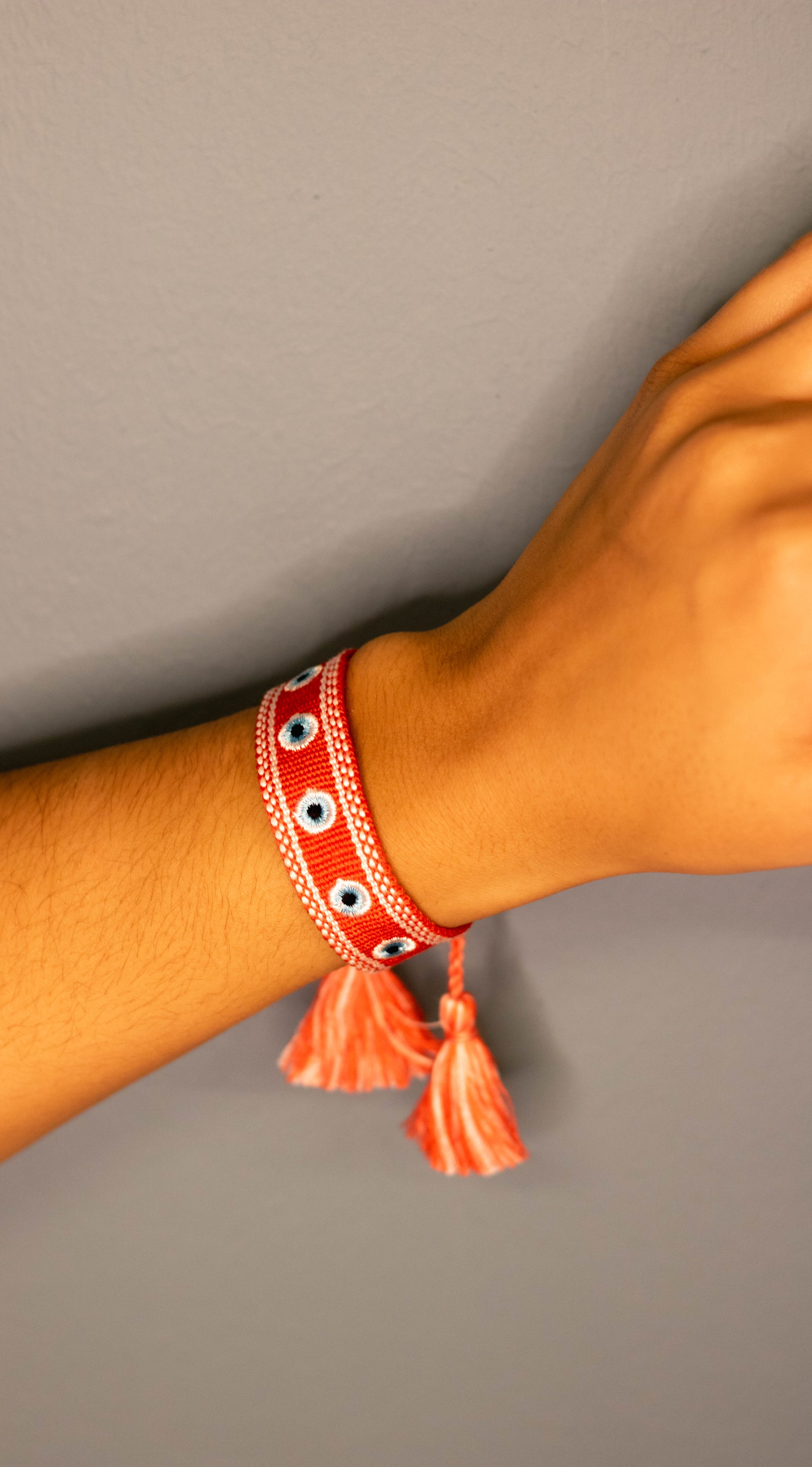 Woven Bracelet Orya Red Eye Good Luck