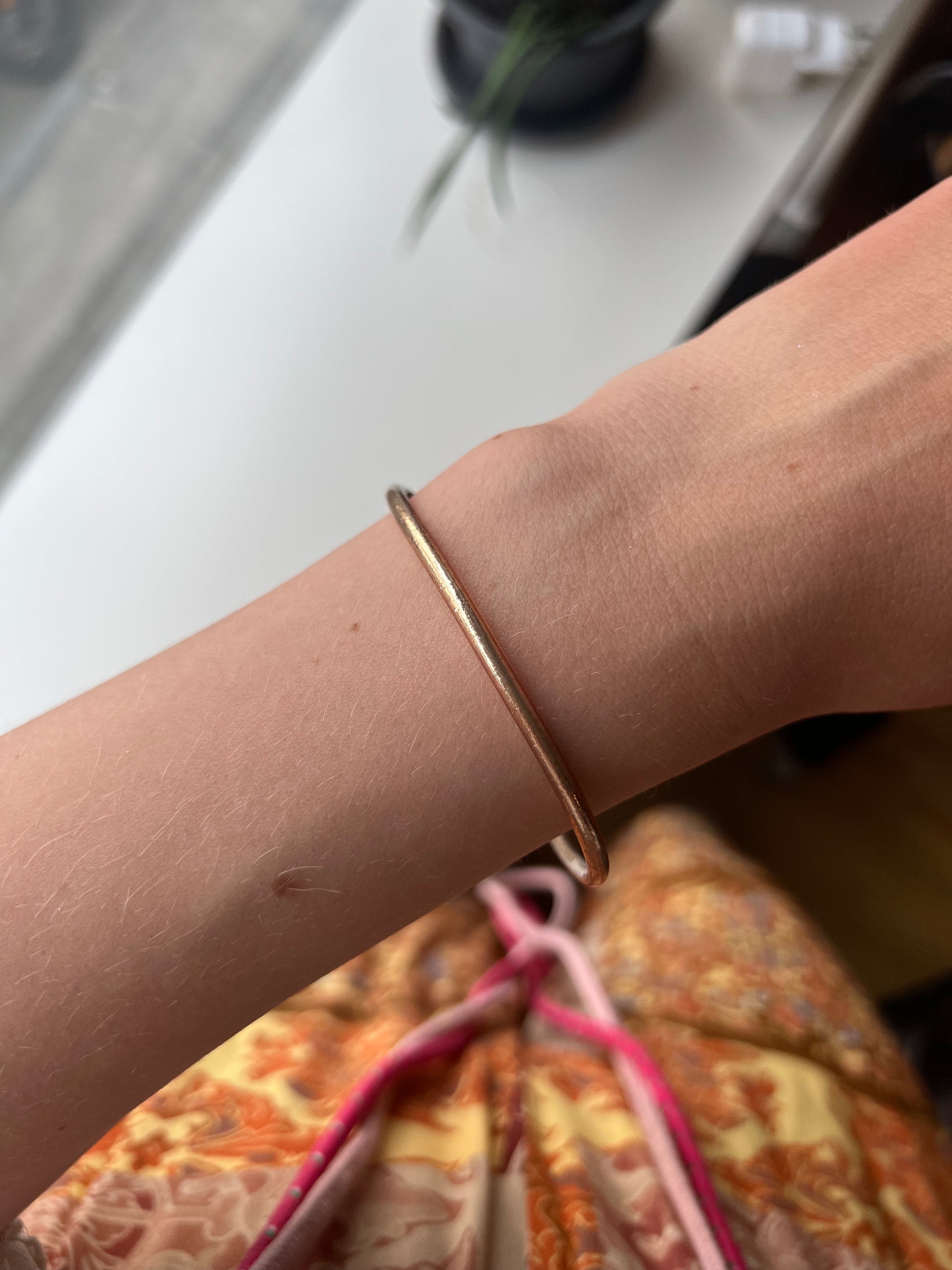 Gold Speech Bracelet