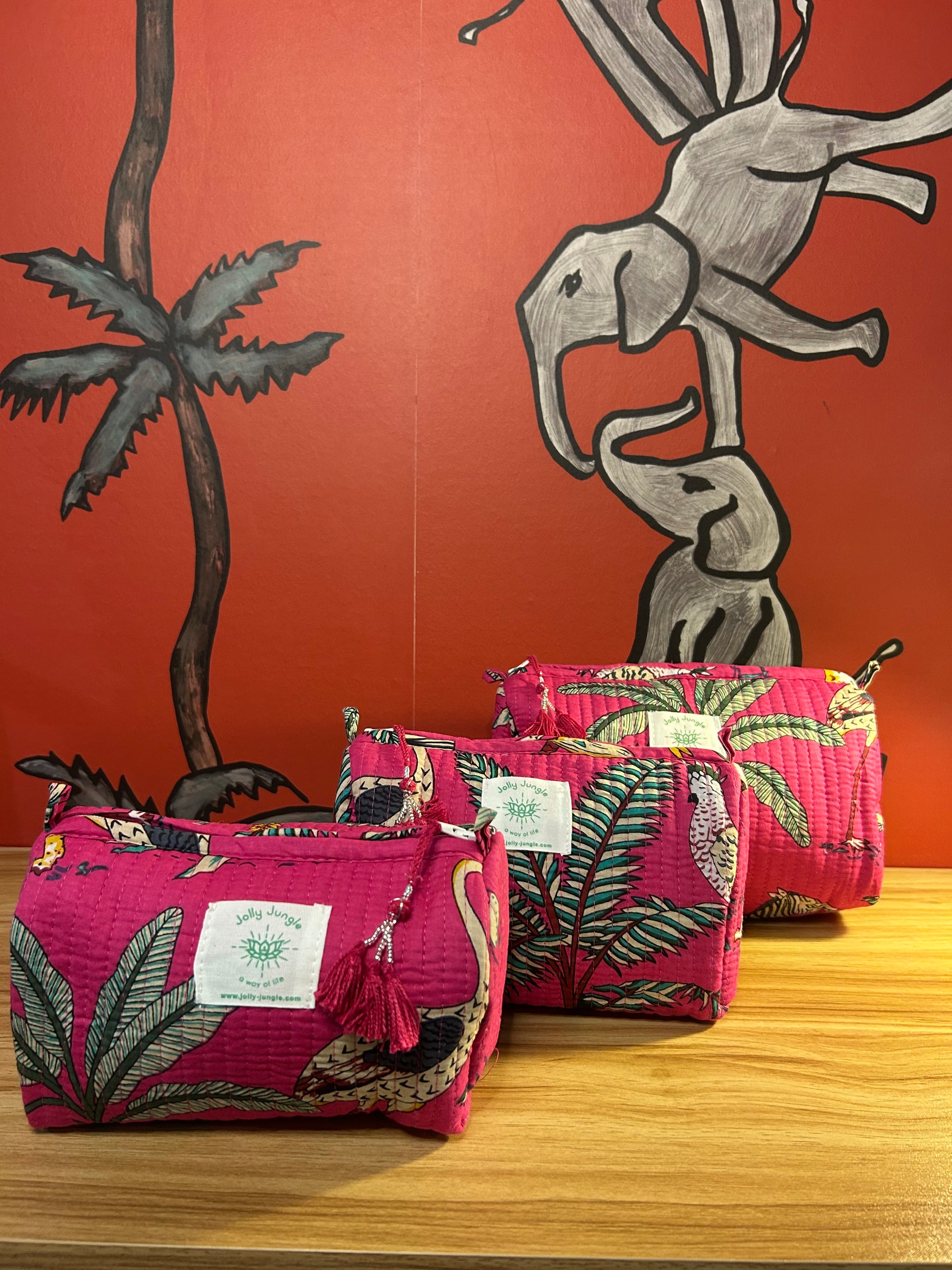 Fuchsia Savane Pouch
