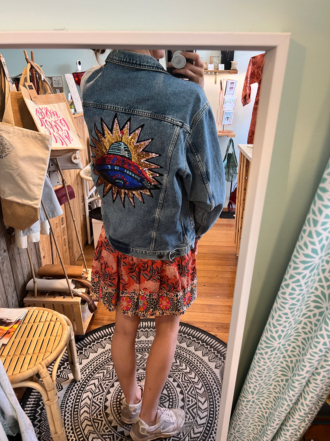 veste jeans upcyclée