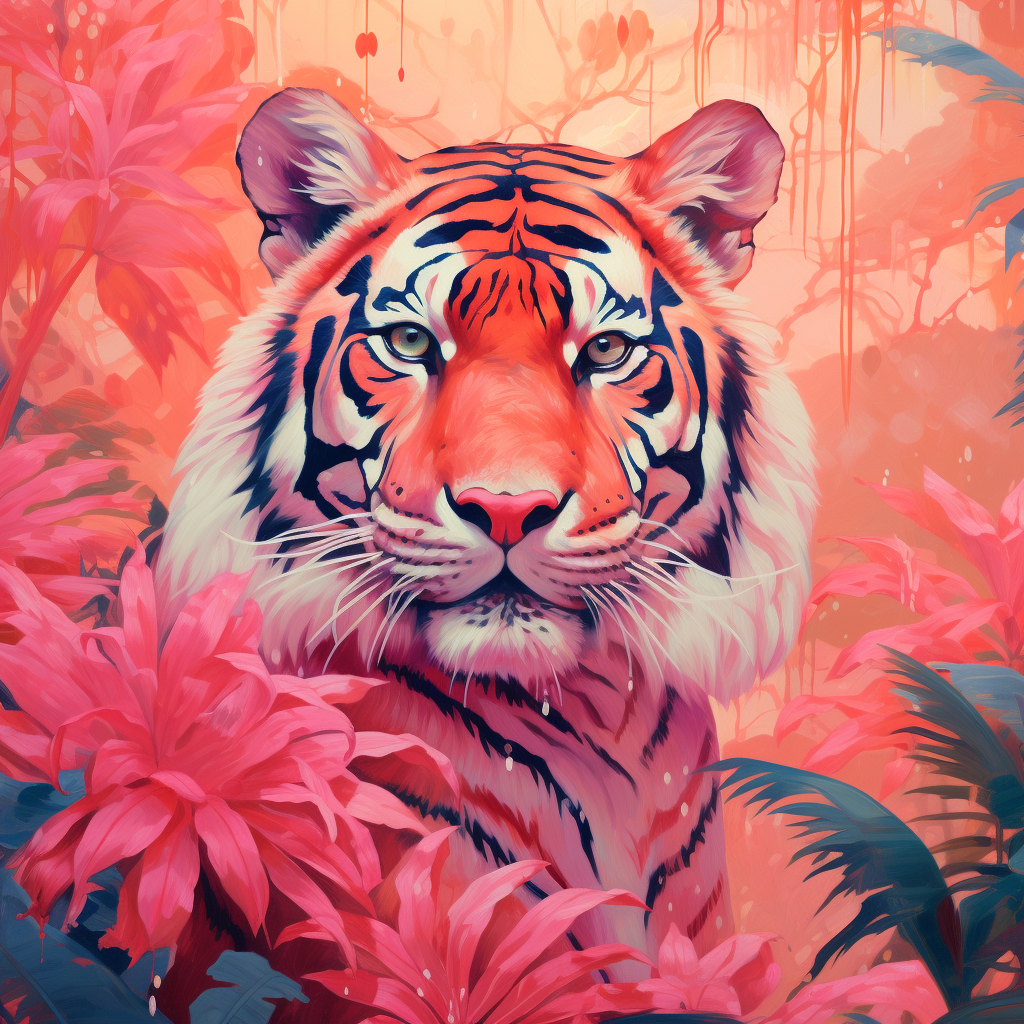 Le Symbole de l'Image du Tigre