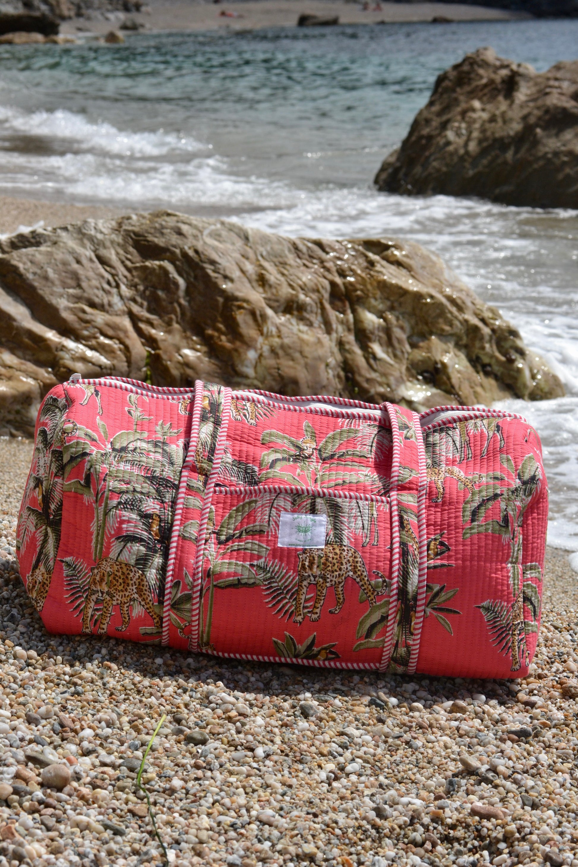Sac de voyage Rose Palmiers