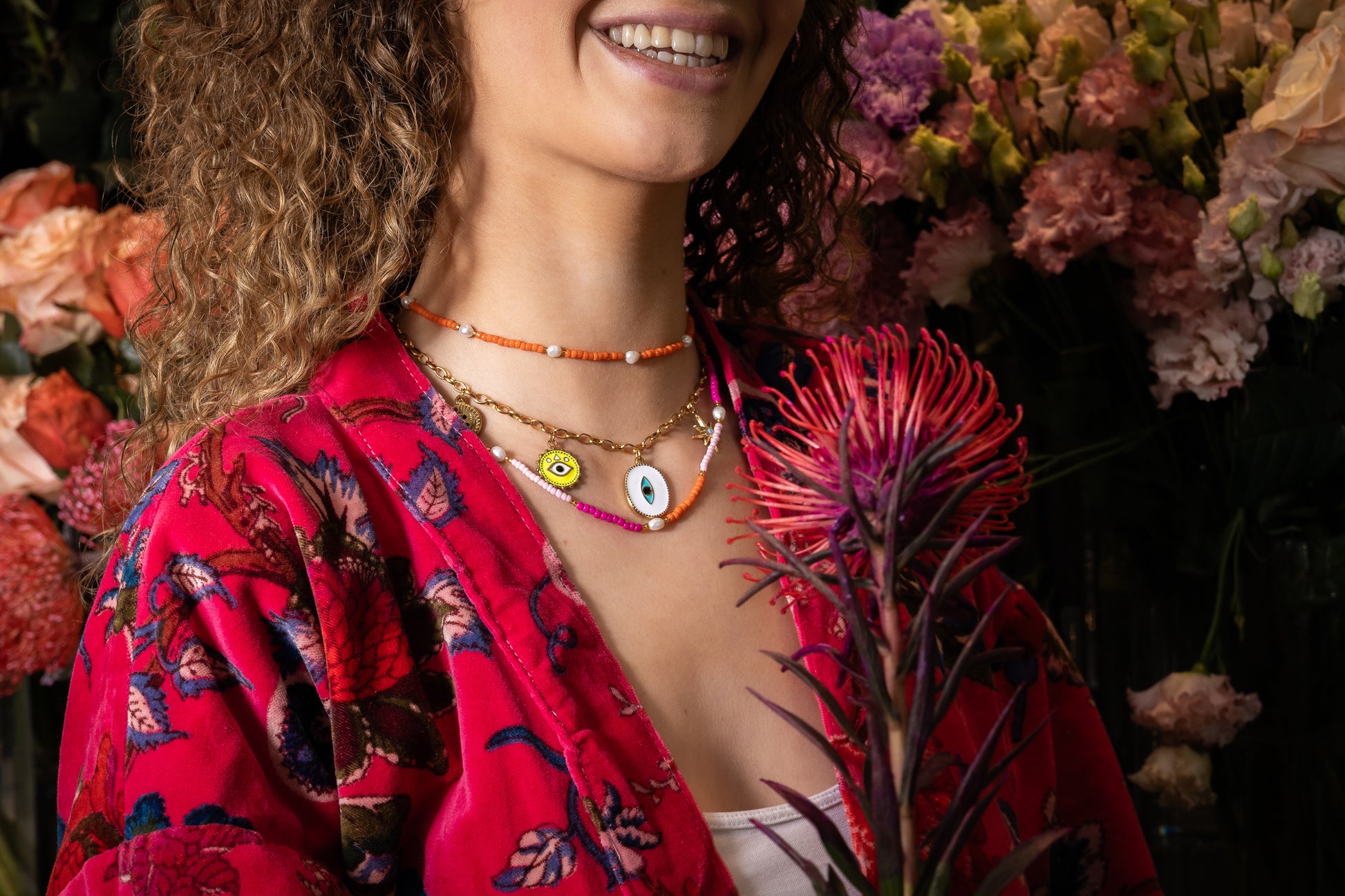 Naïa Orange Necklace