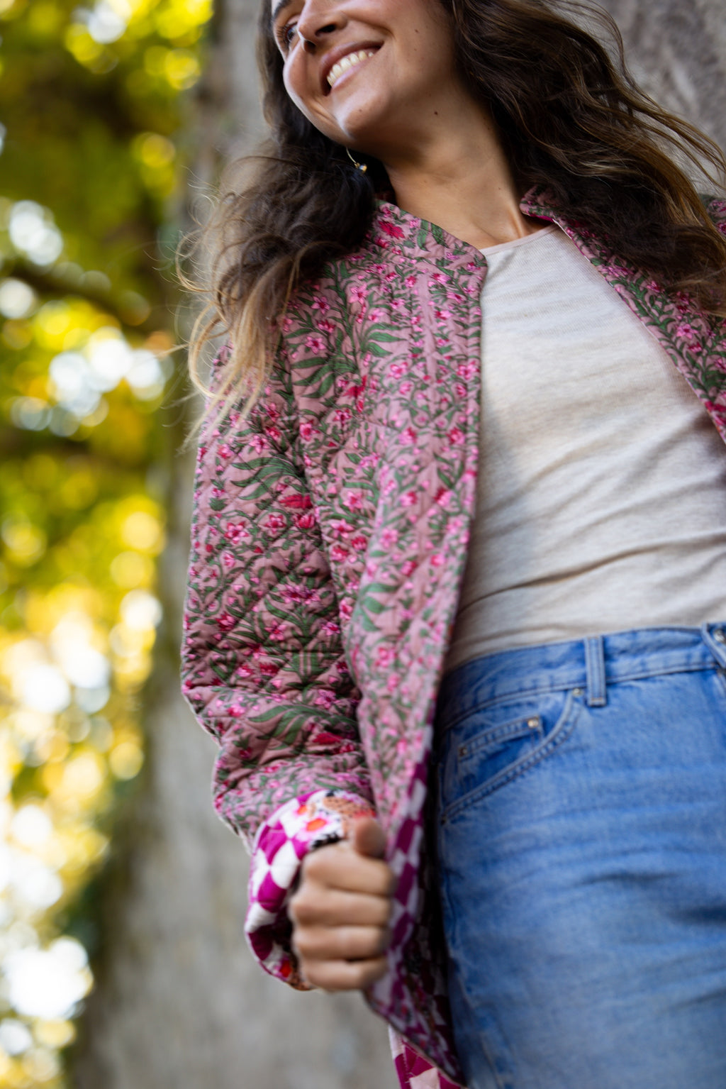 Veste Violette Fleurs - Jolly Jungle 
