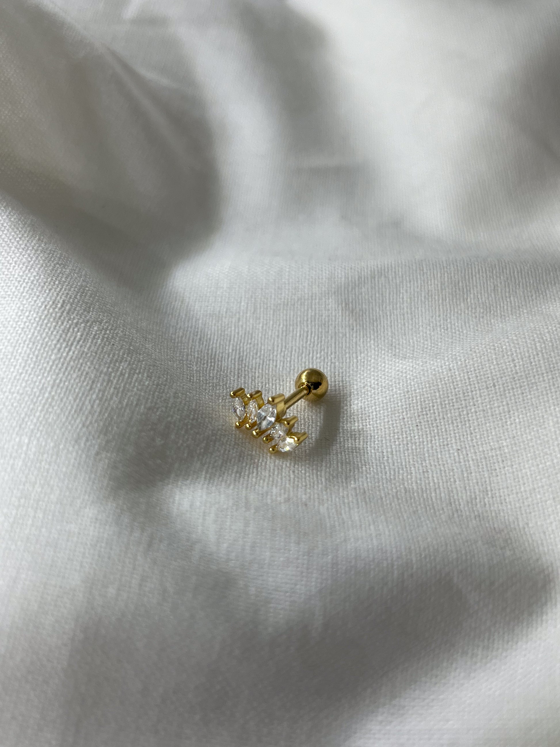 Piercing Halo Petit Doré