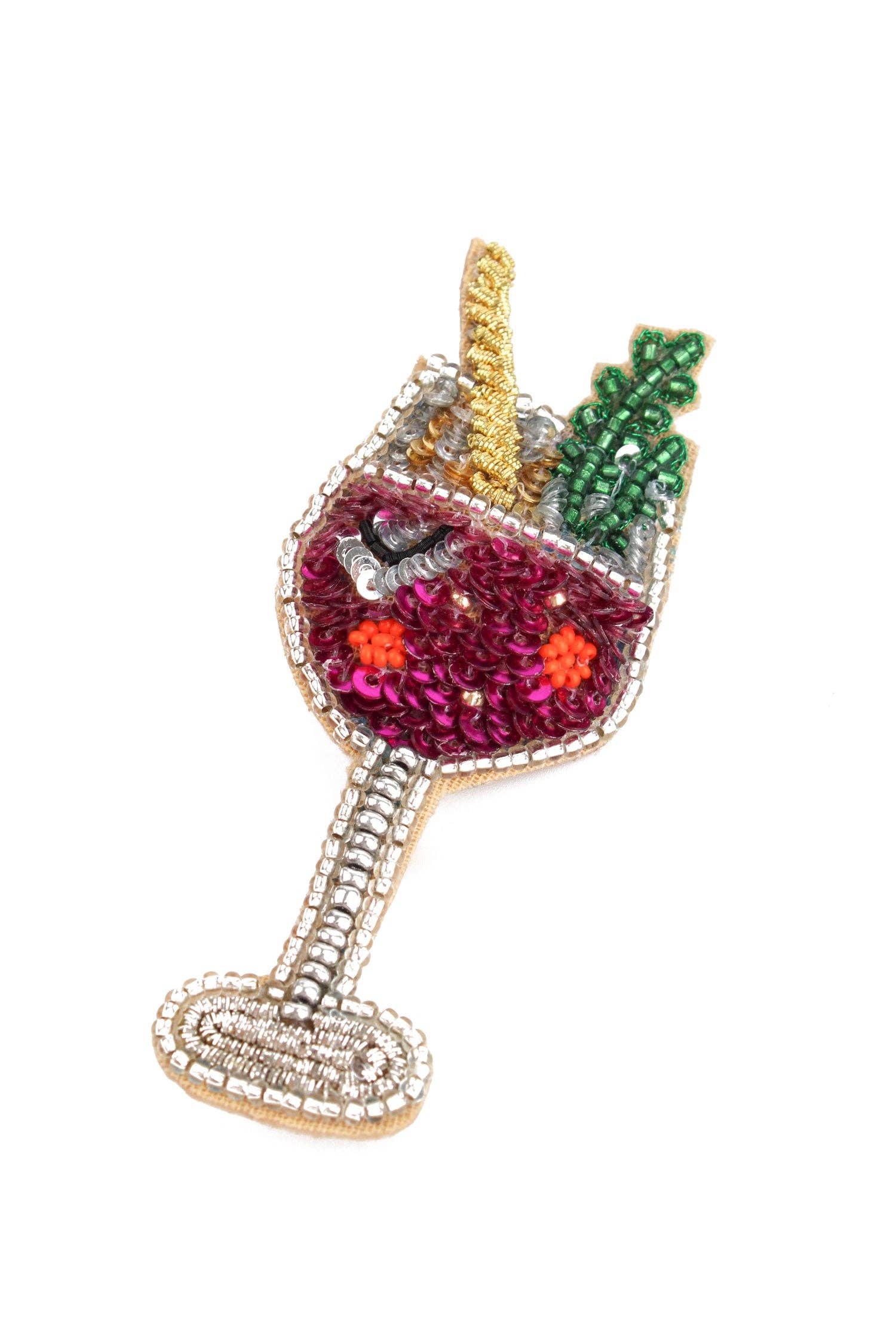 Broche Cocktail Rose