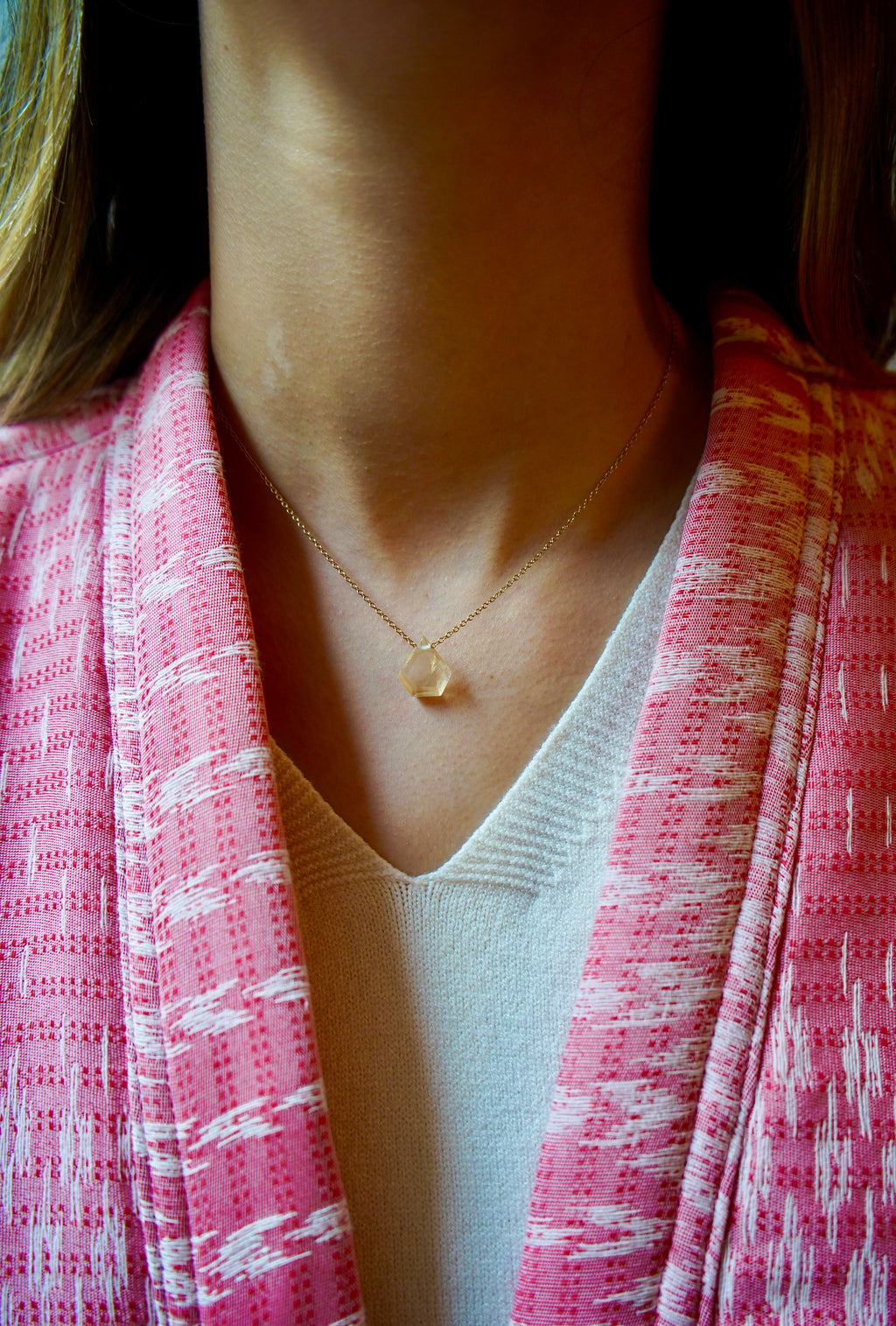 Anapurna Gold Citrine Necklace