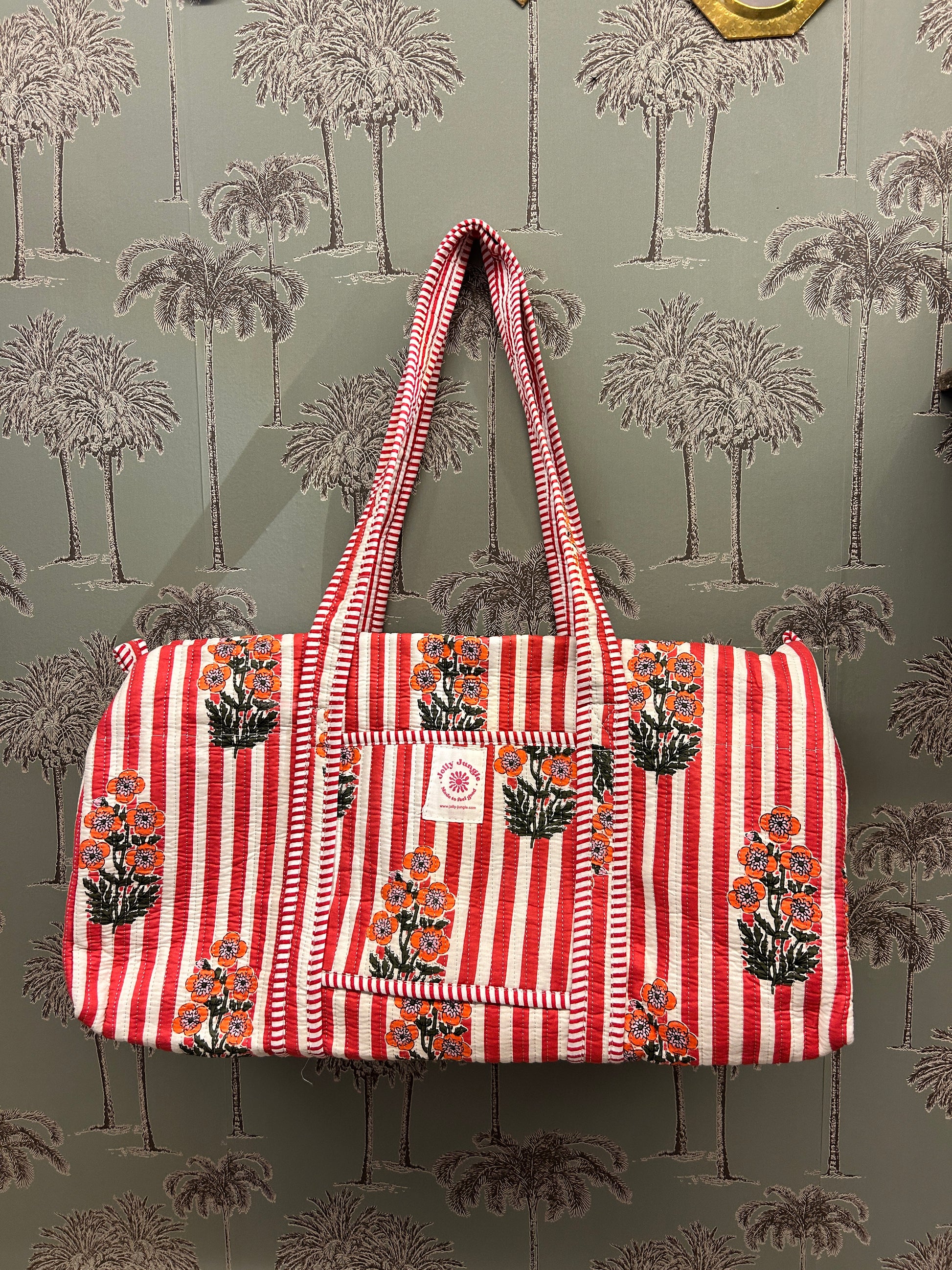 Sac de voyage Rayures Rouges