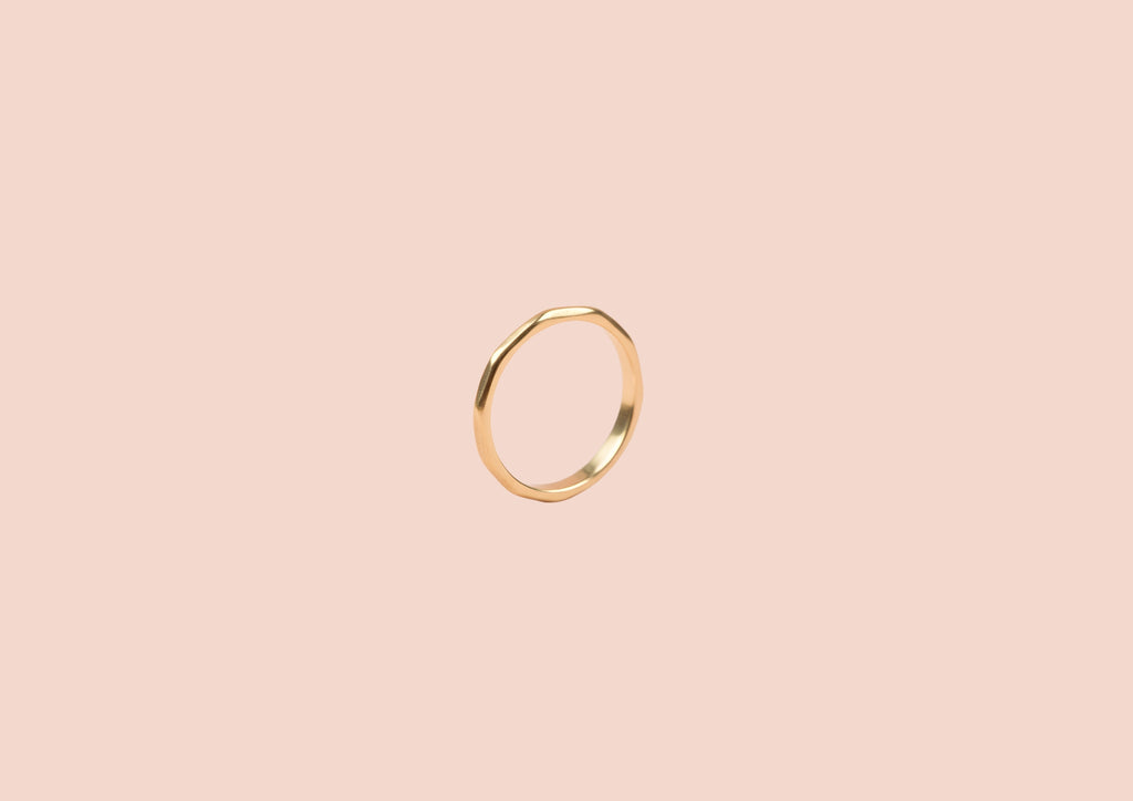Bague Frankie plaqué or