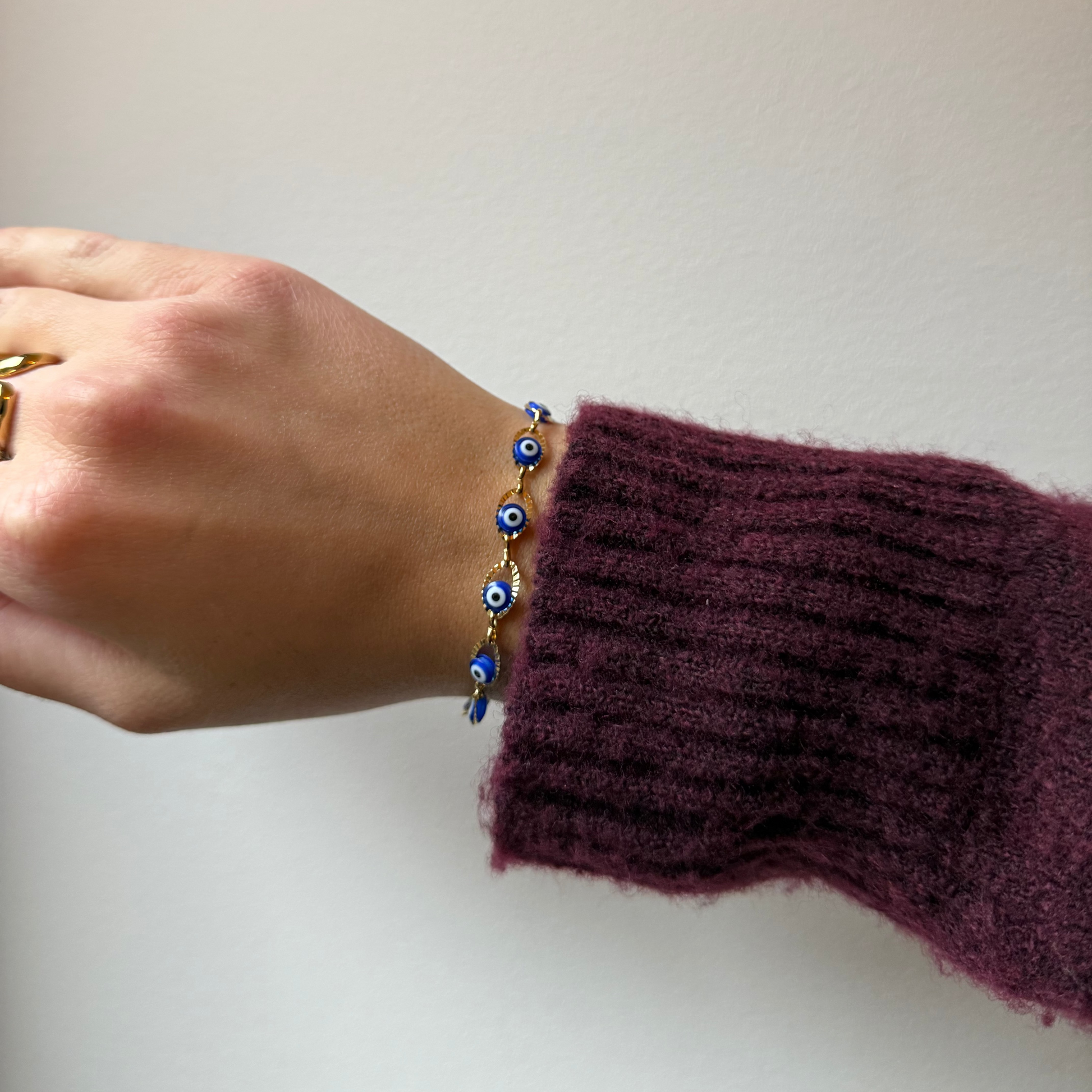Bracelet Femme Oeil bleu
