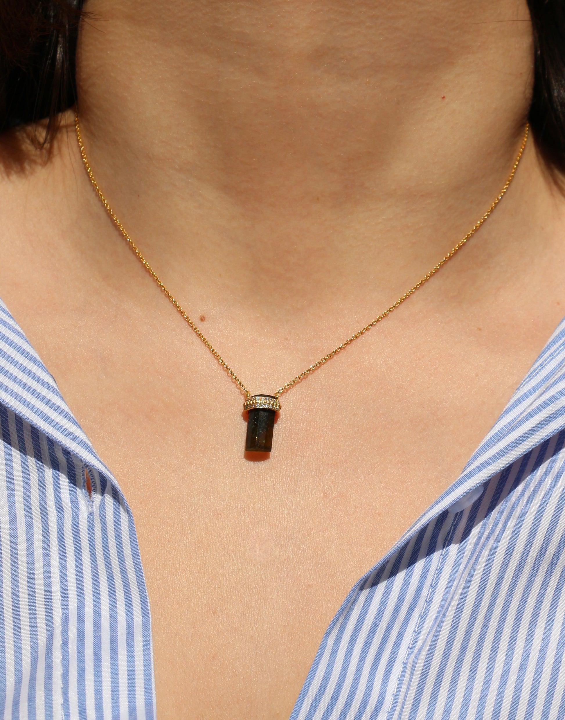 Collier June Argent Plaqué Or - Jolly Jungle