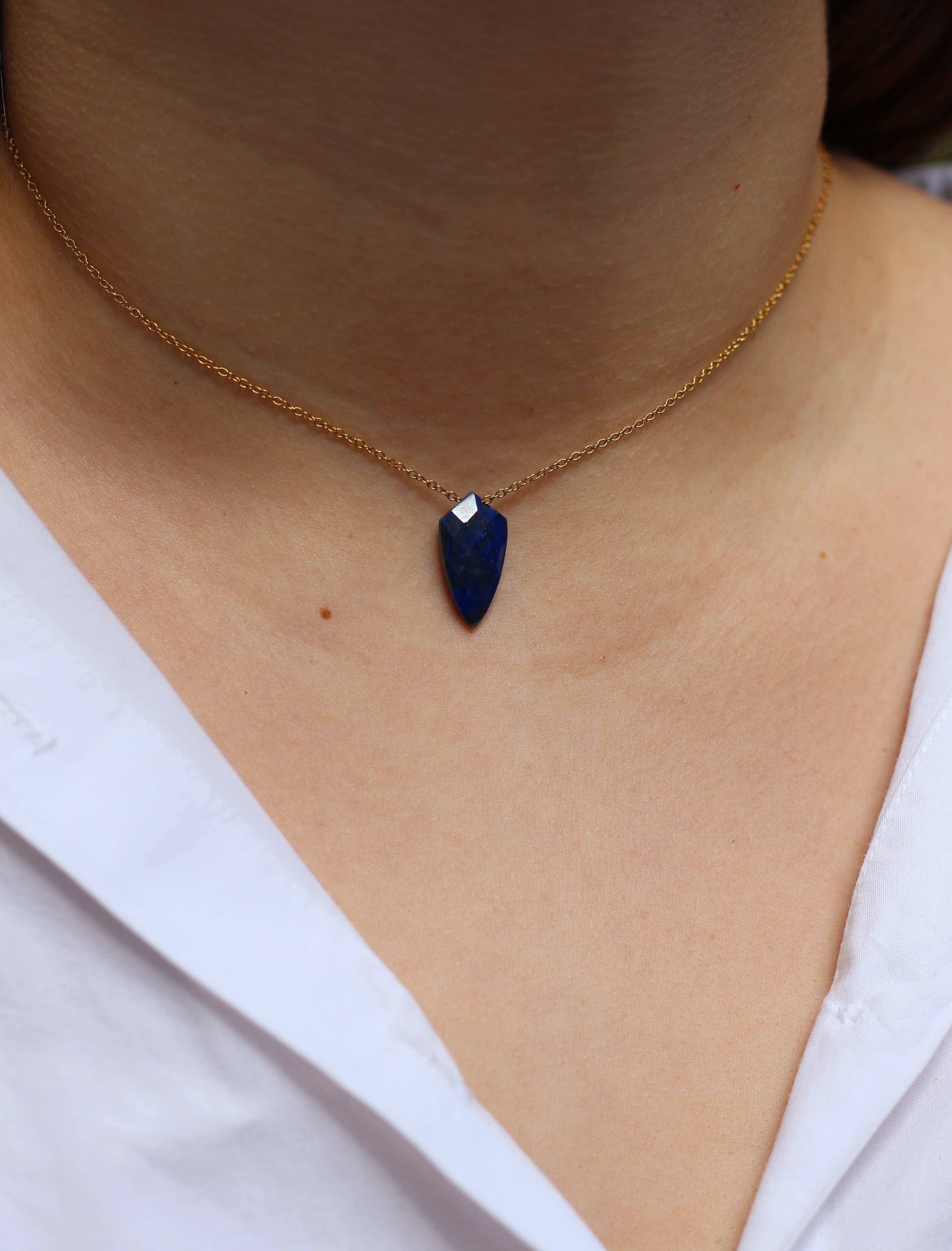 Collier Lapis Lazuli Doré - Jolly Jungle