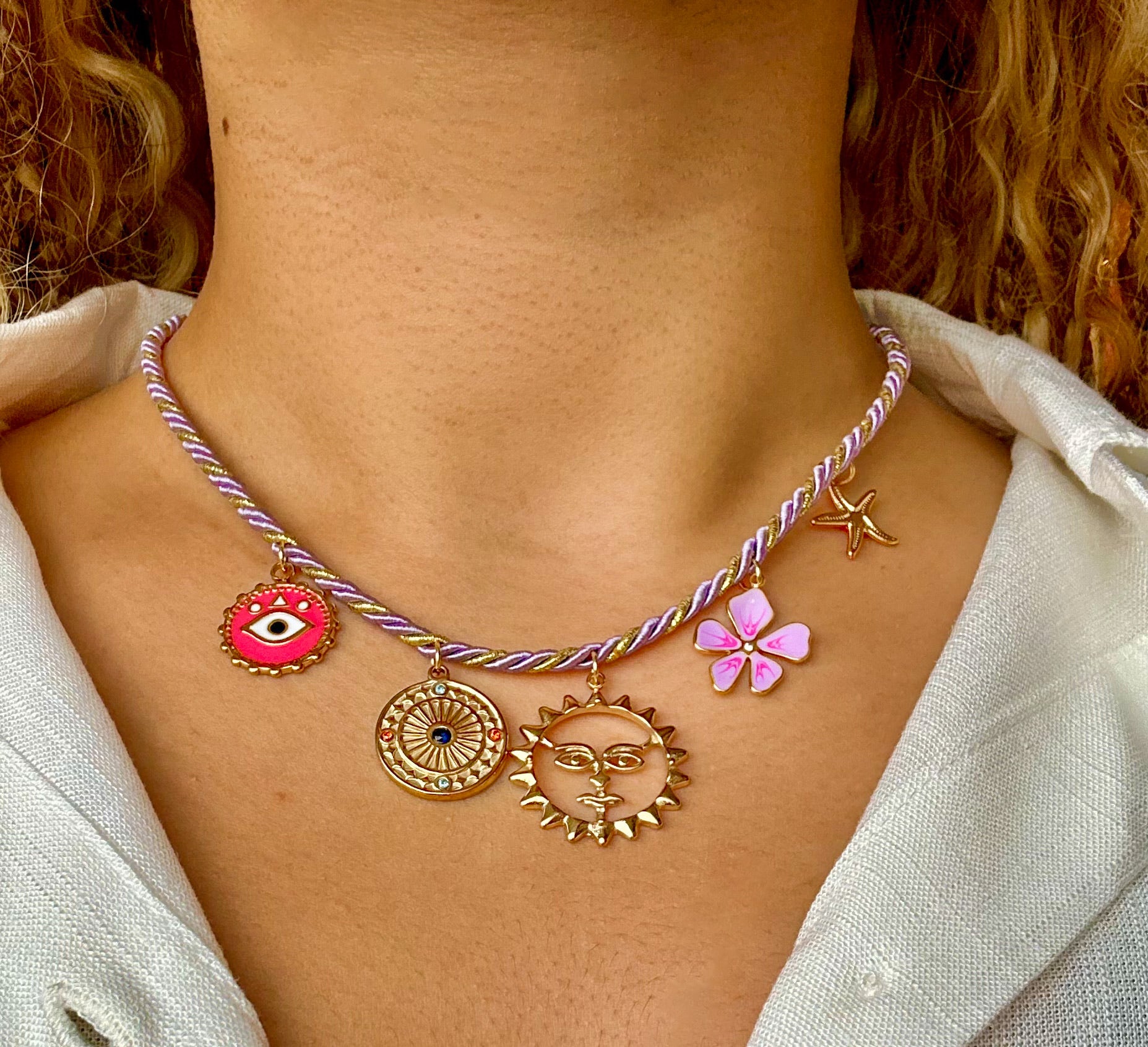 Lagoon Purple Necklace