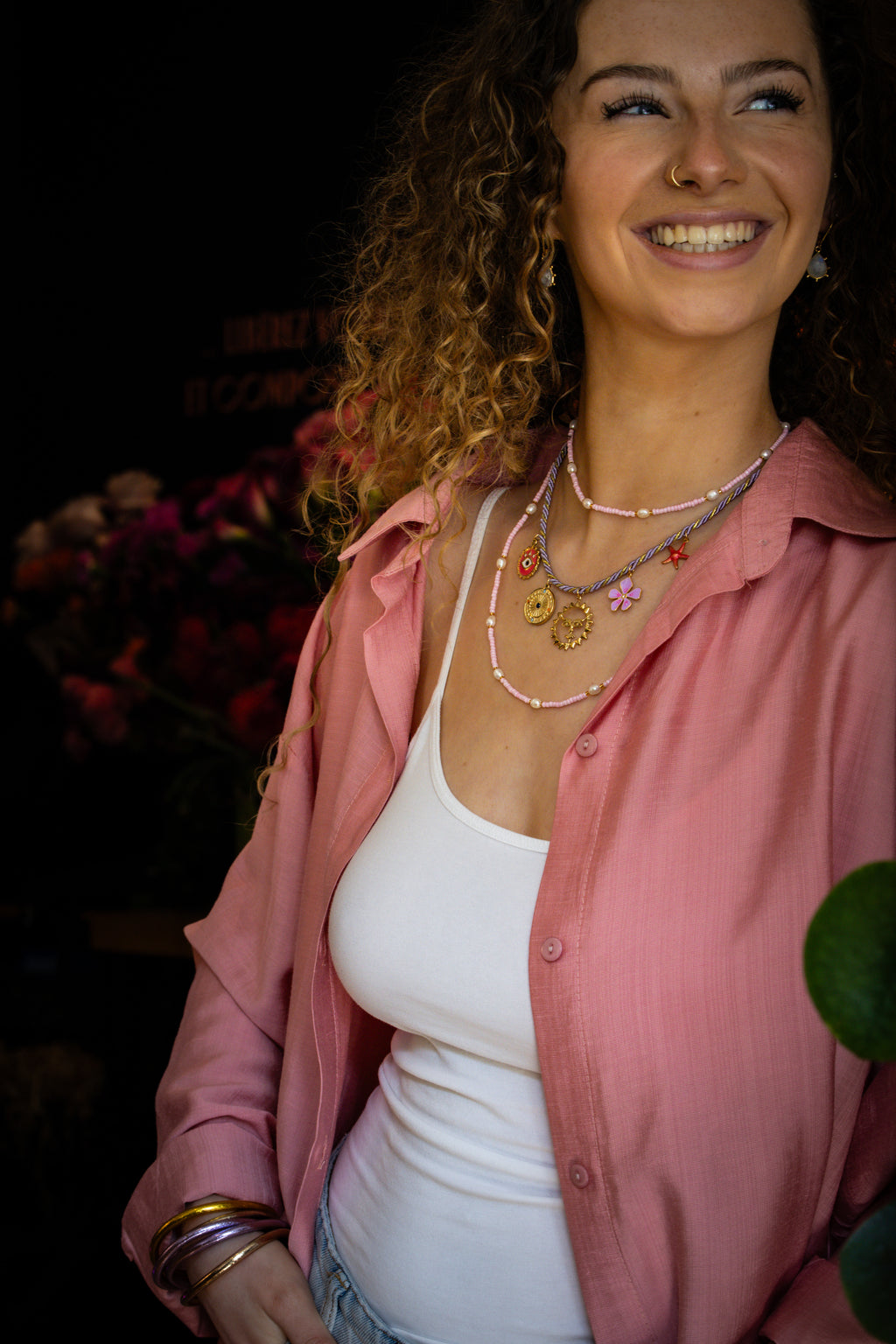 Collier Naïa Rose