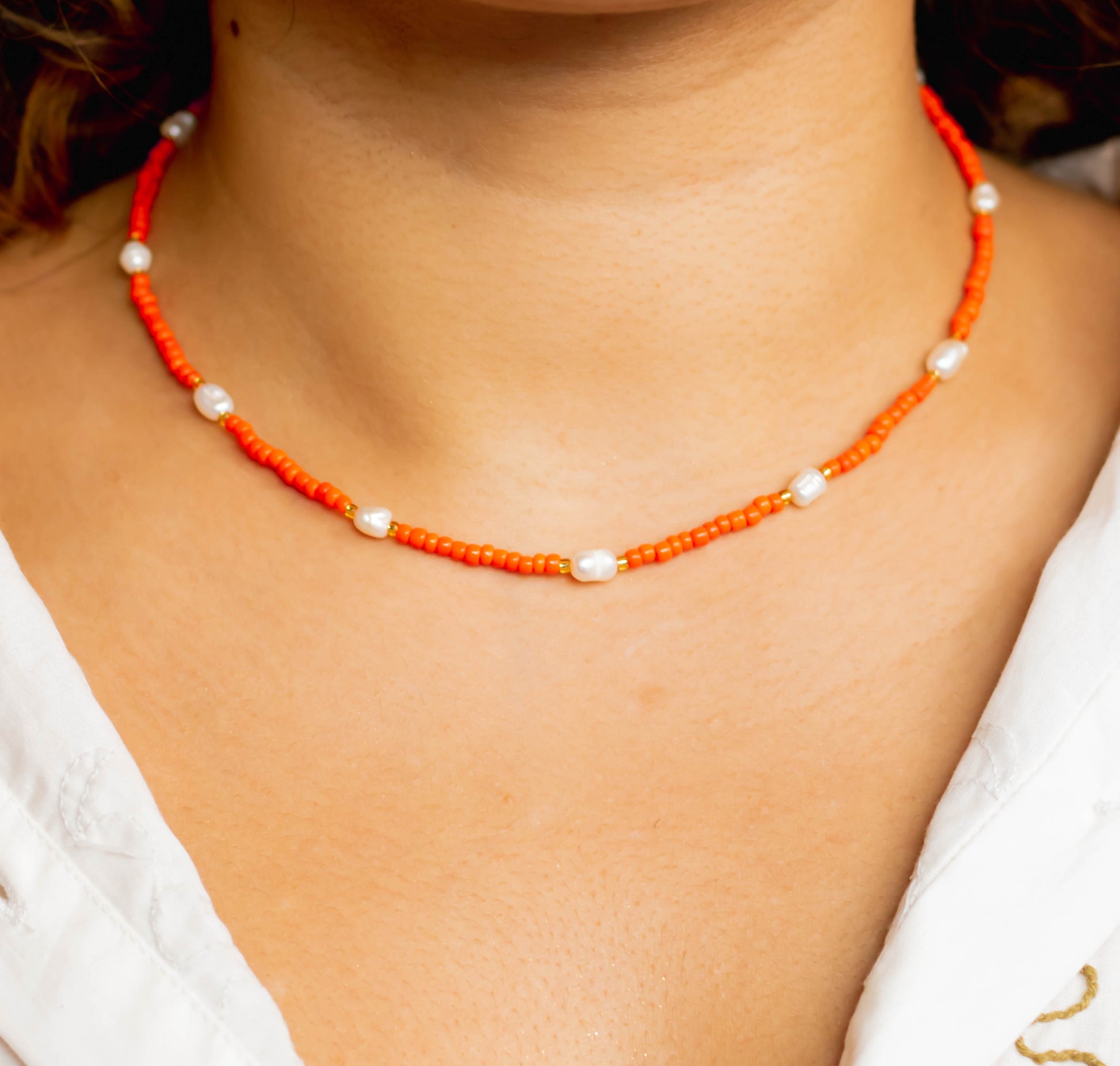 Naïa Orange Necklace