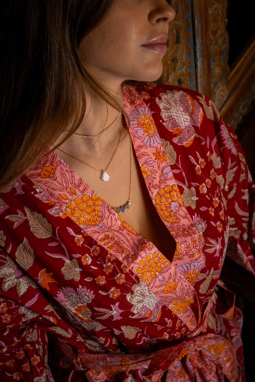 Collier Double Argent Plaqué Or - Jolly Jungle 