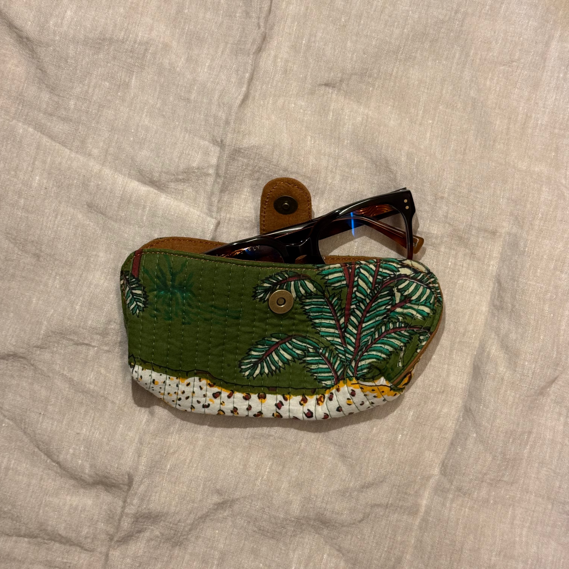 Etui à lunettes Green Jungle