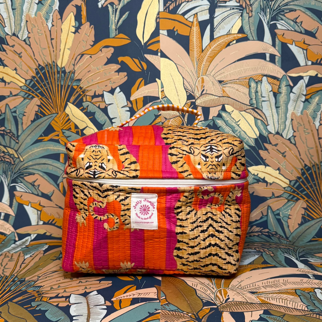Grande Trousse Tigre Orange et Rose - Jolly Jungle 