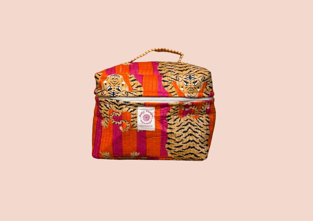 Grande Trousse Tigre Orange et Rose - Jolly Jungle 