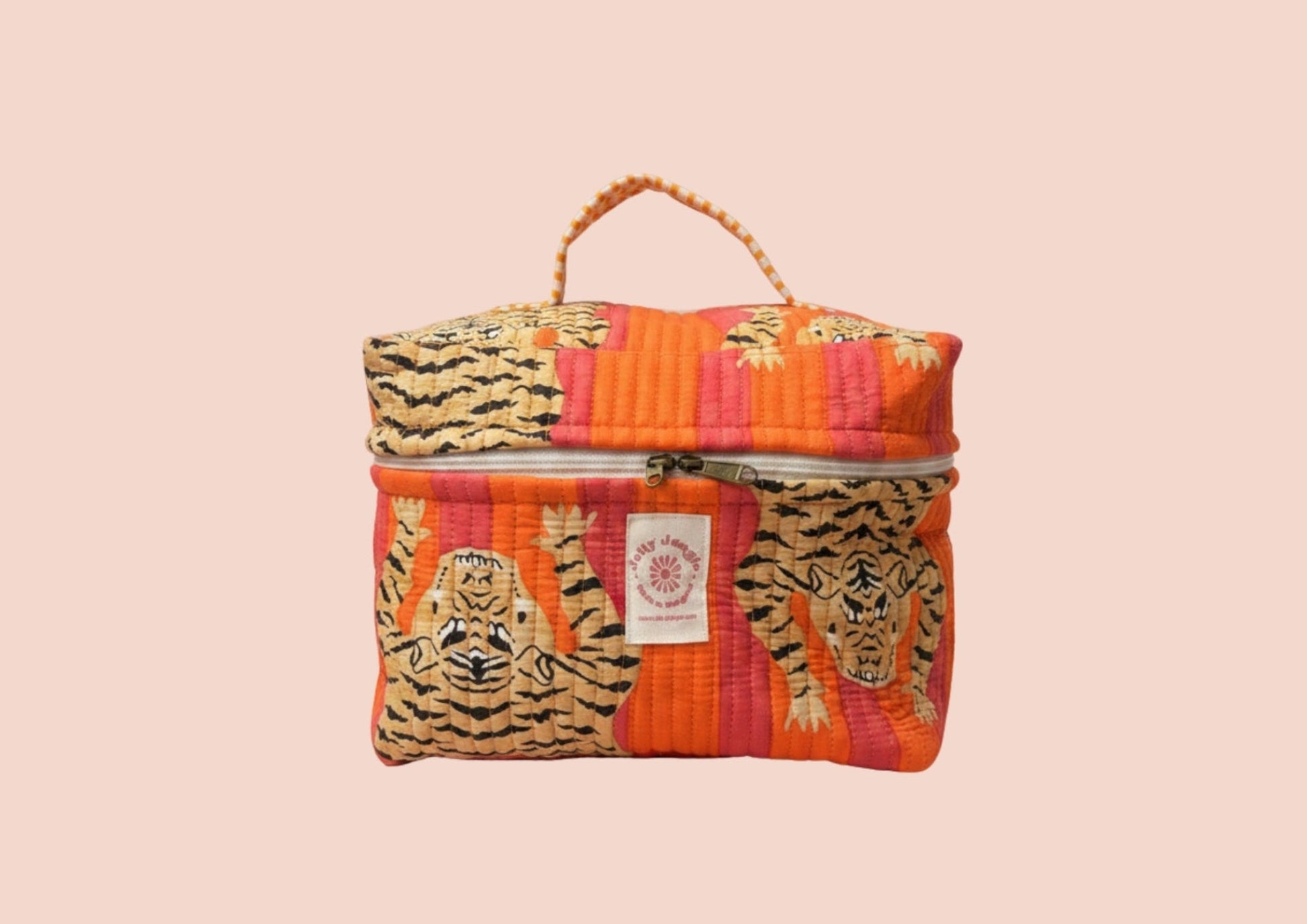 Grande Trousse Tigre Orange et Rose