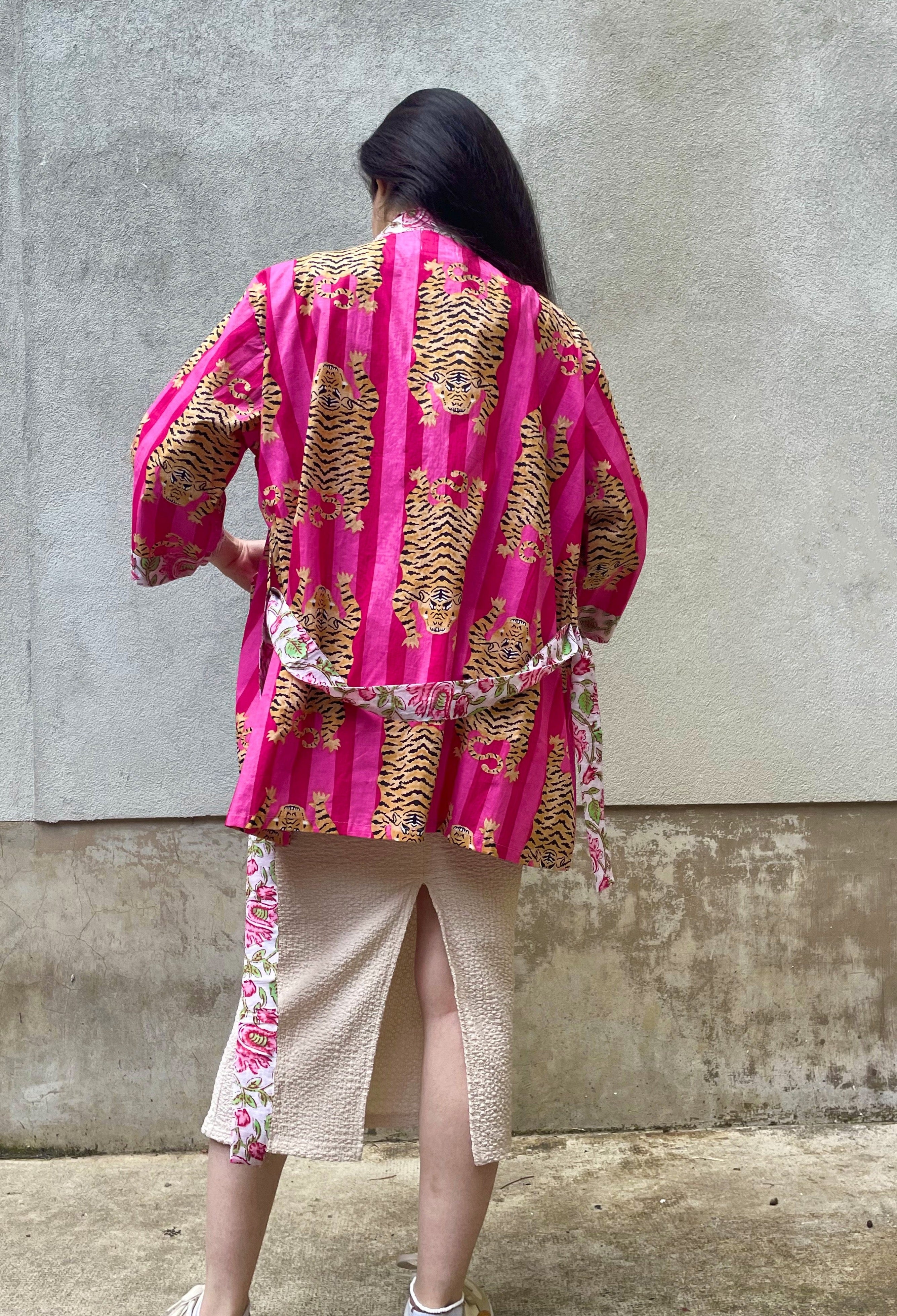 Kimono Court Tigre Rose - Jolly Jungle