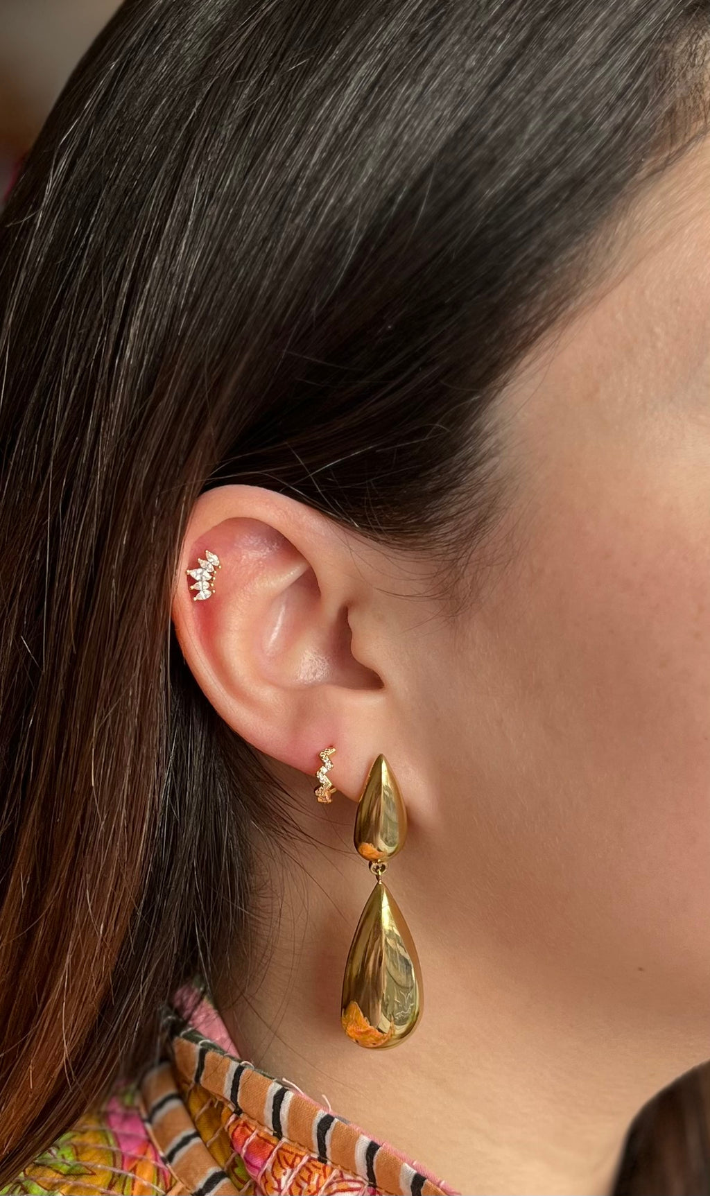 Piercing Halo Petit Doré