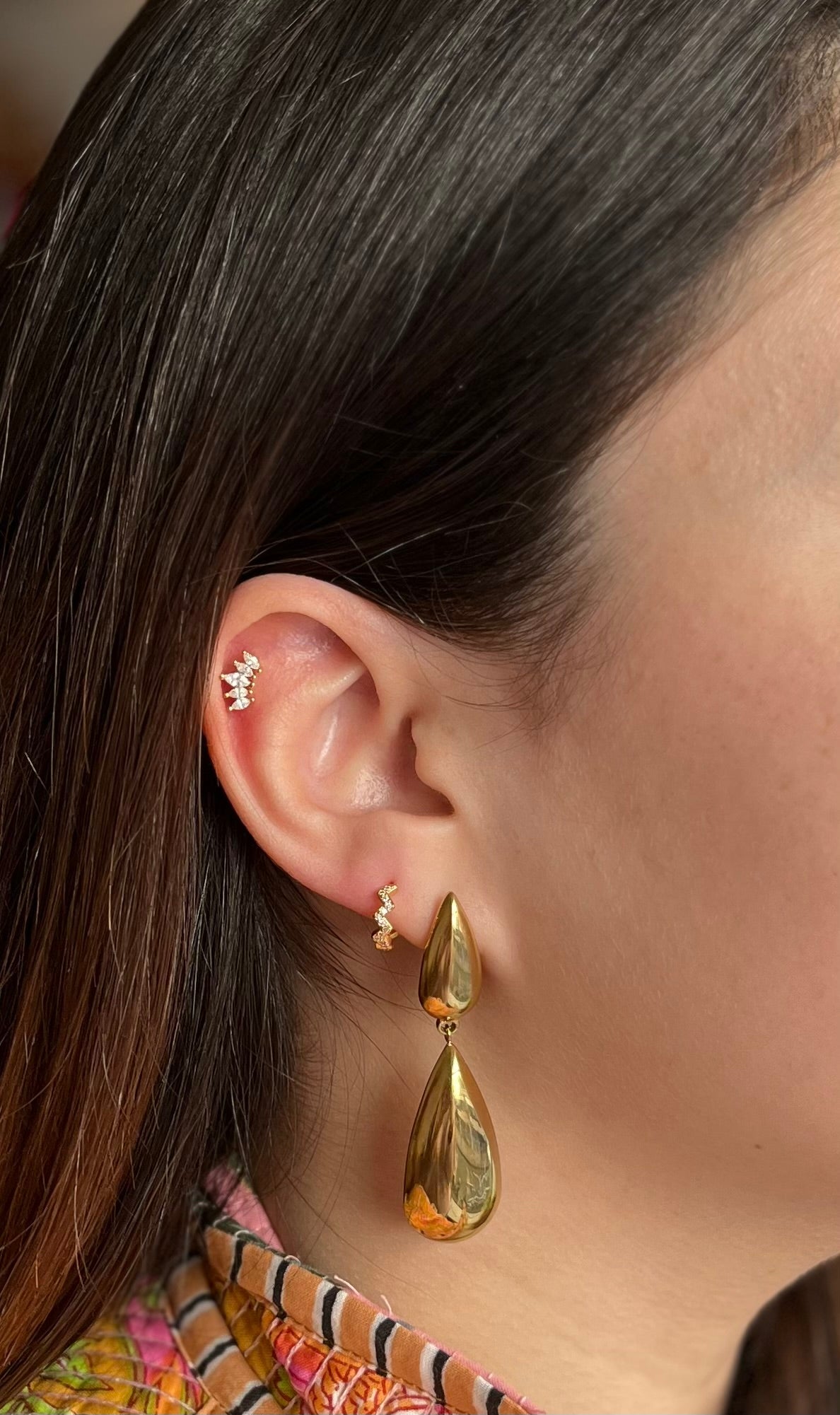 Piercing Halo Petit Doré