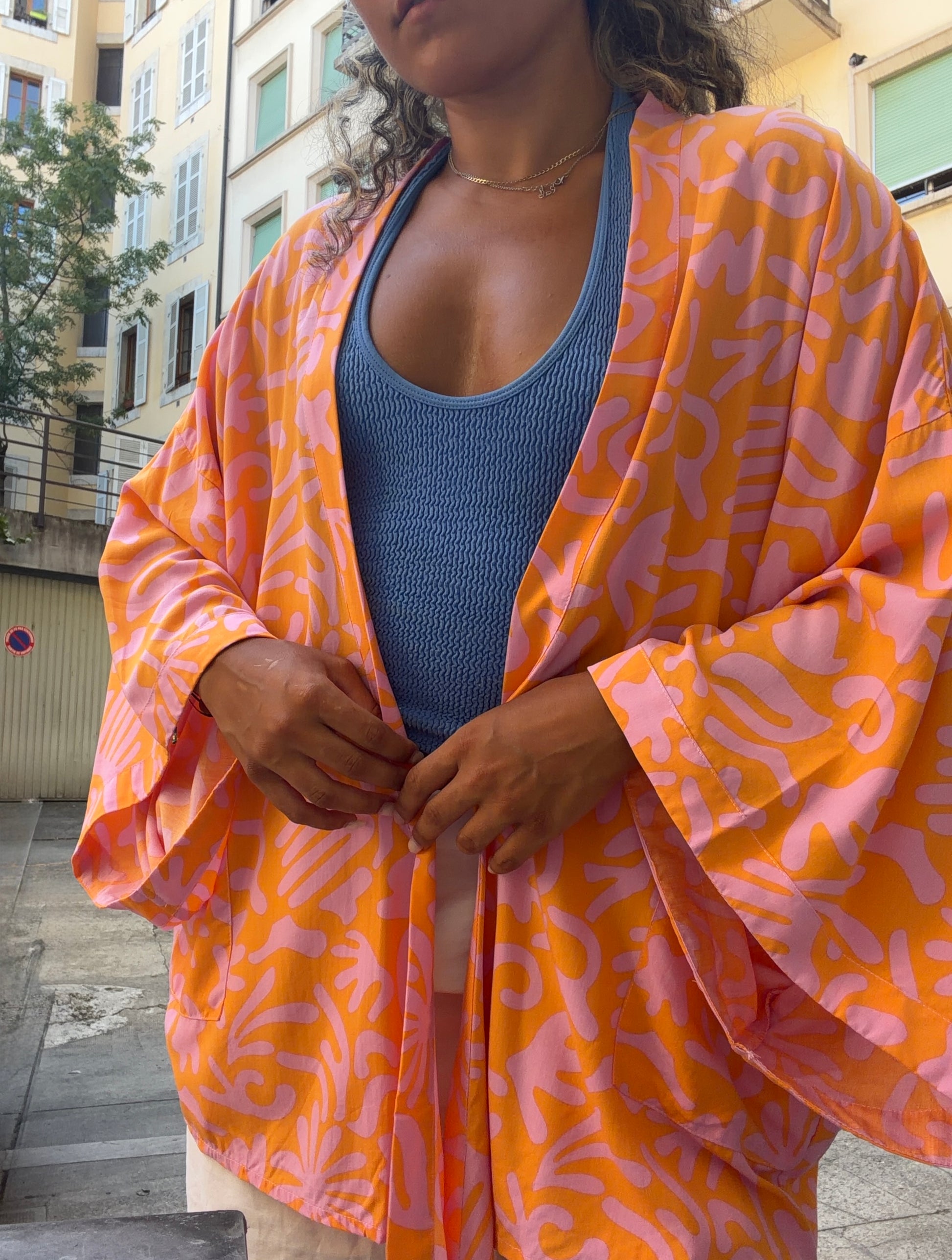 Kimono Peach Paradise