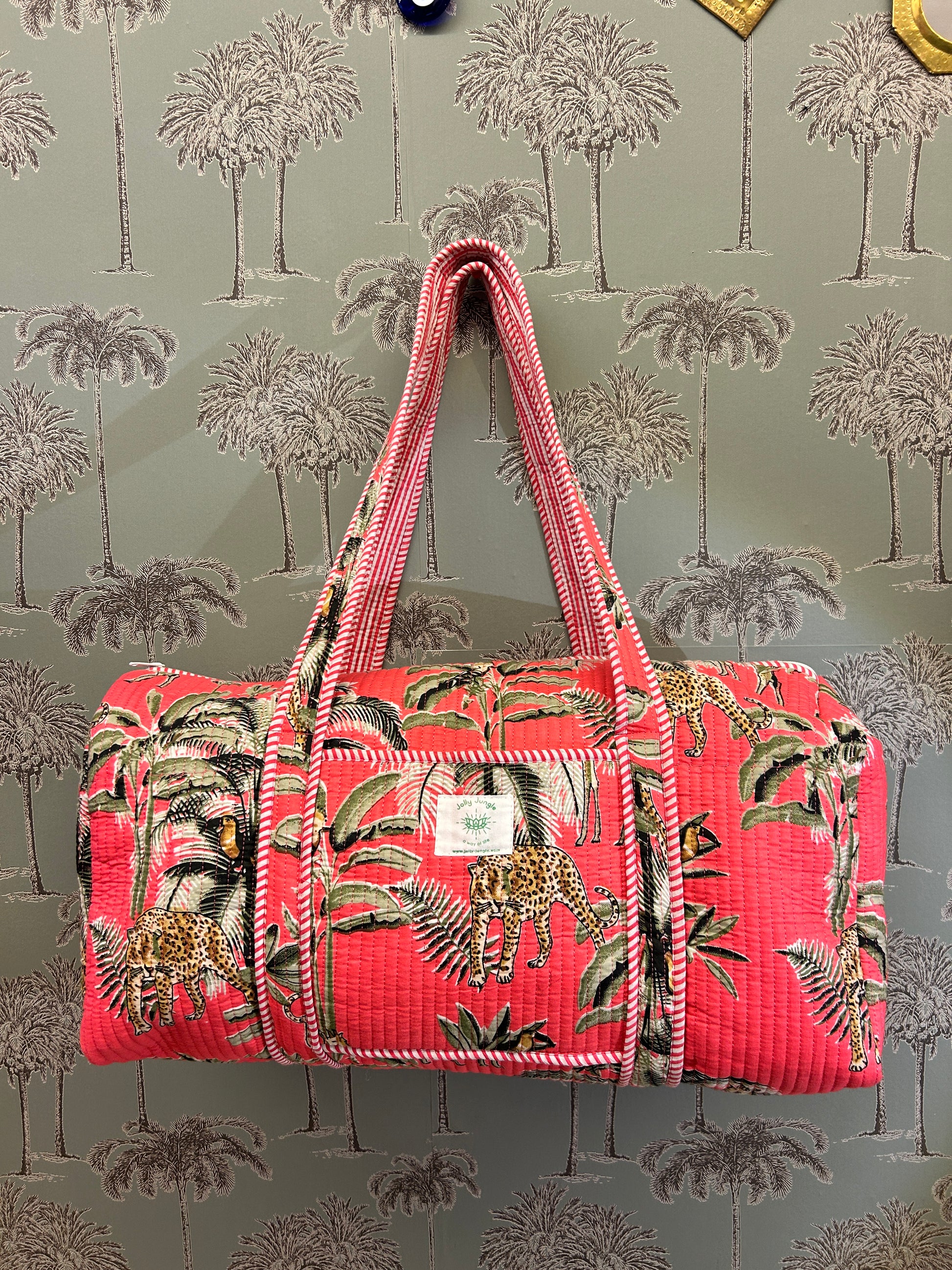 Sac de voyage Rose Palmiers