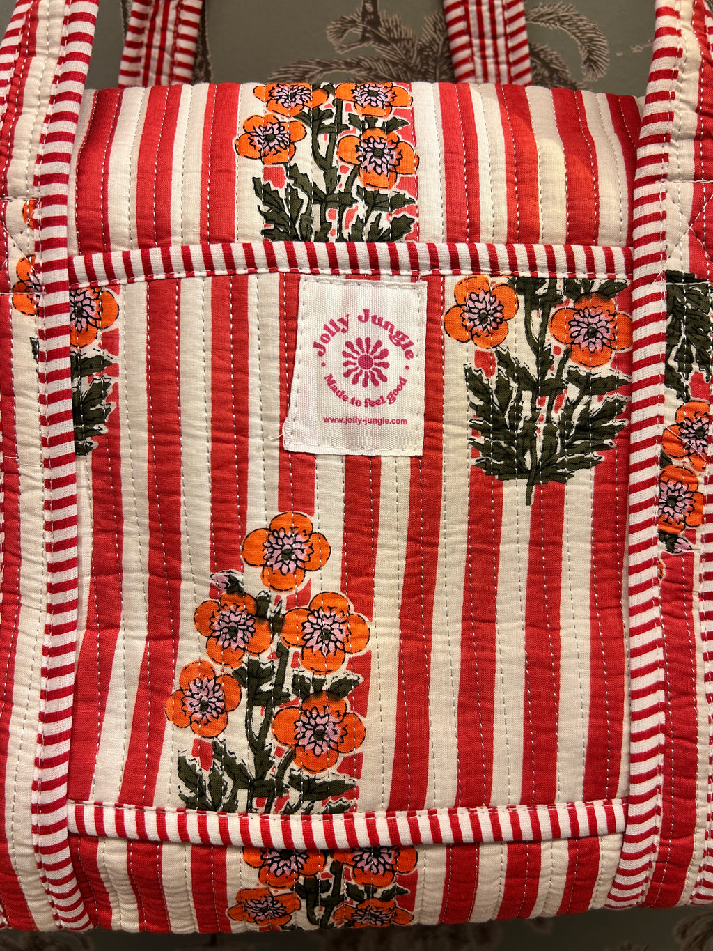 Sac de voyage Rayures Rouges
