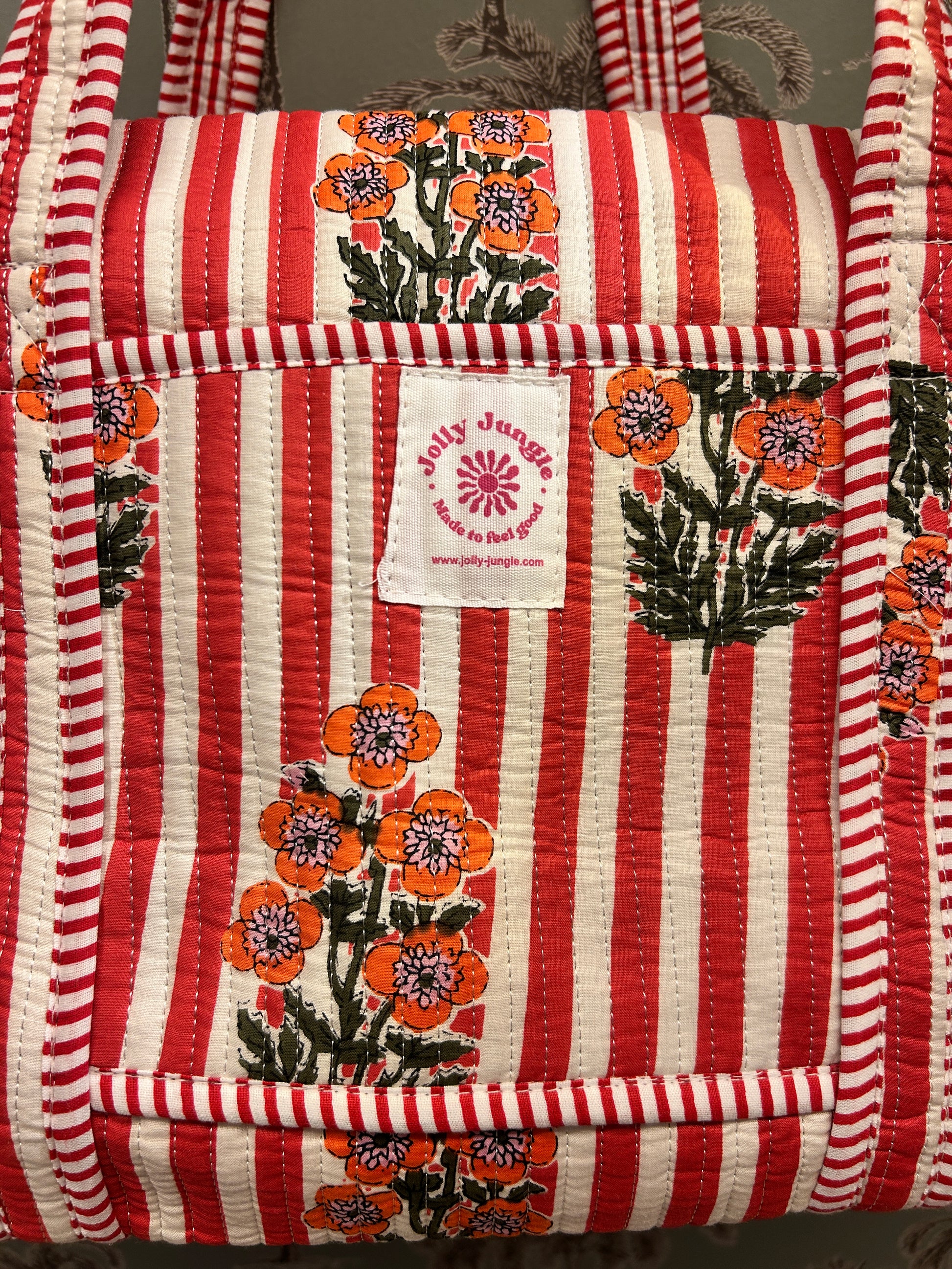 Sac de voyage Rayures Rouges