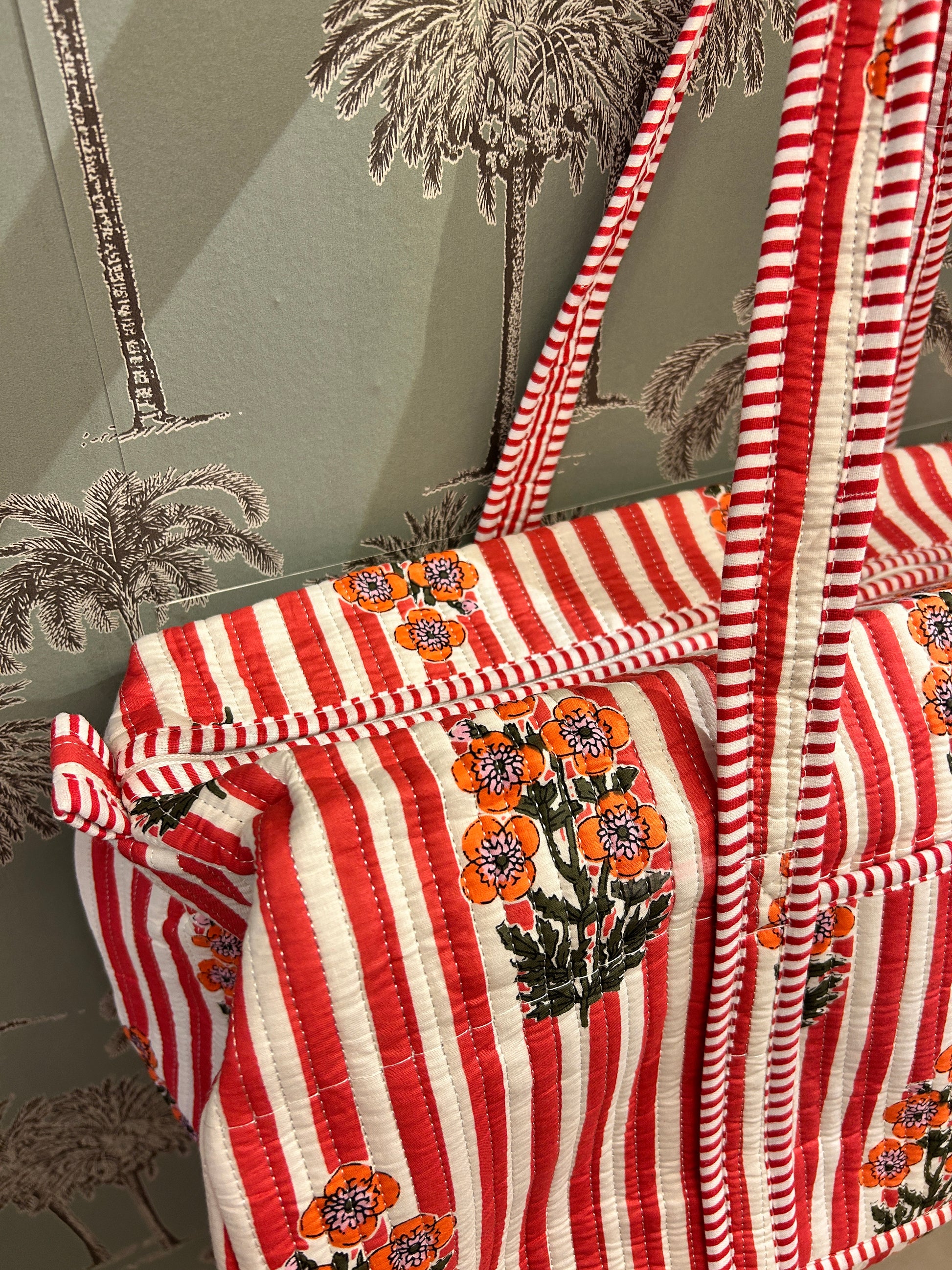 Sac de voyage Rayures Rouges