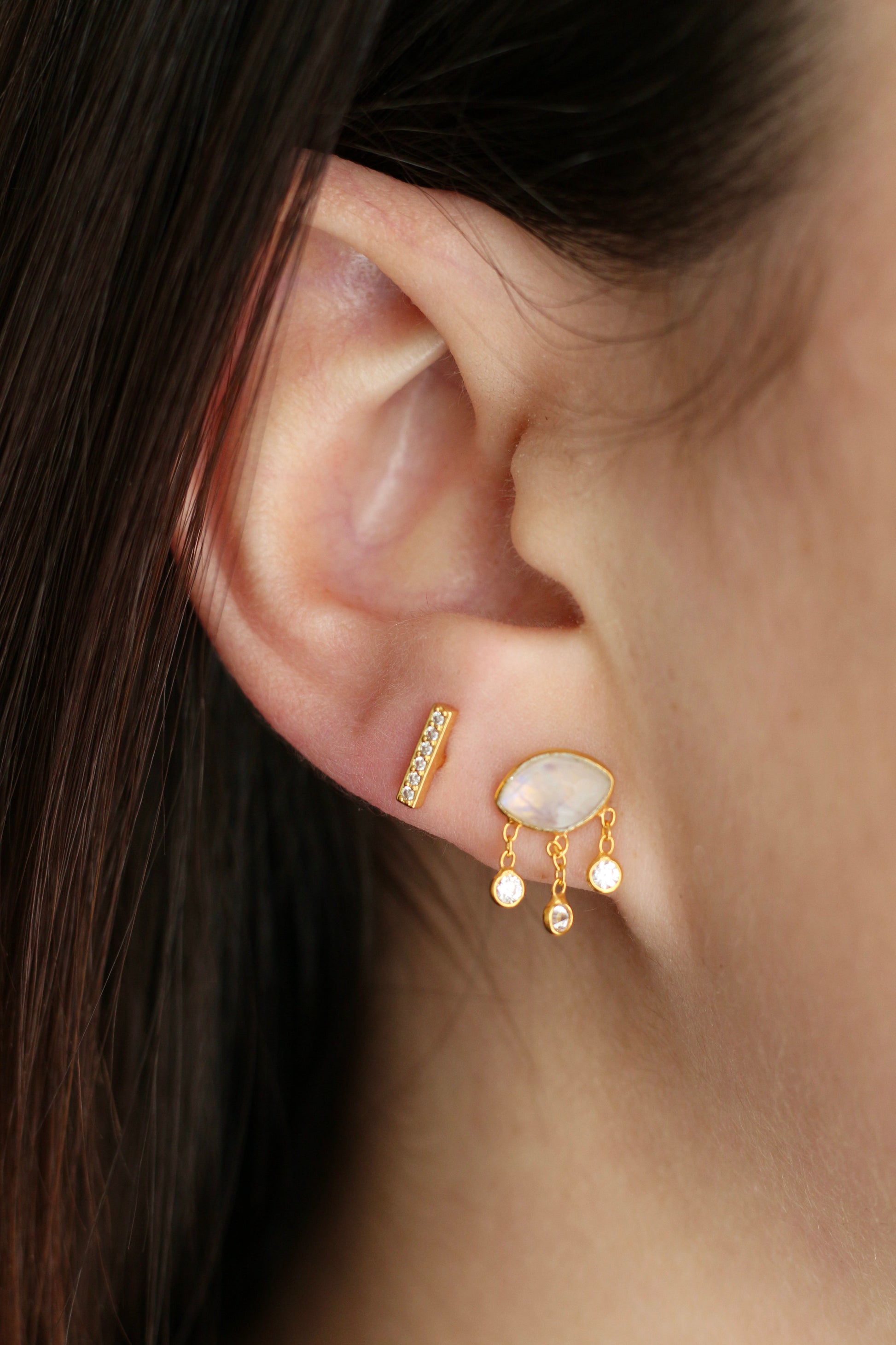 Golden Piercing Bar