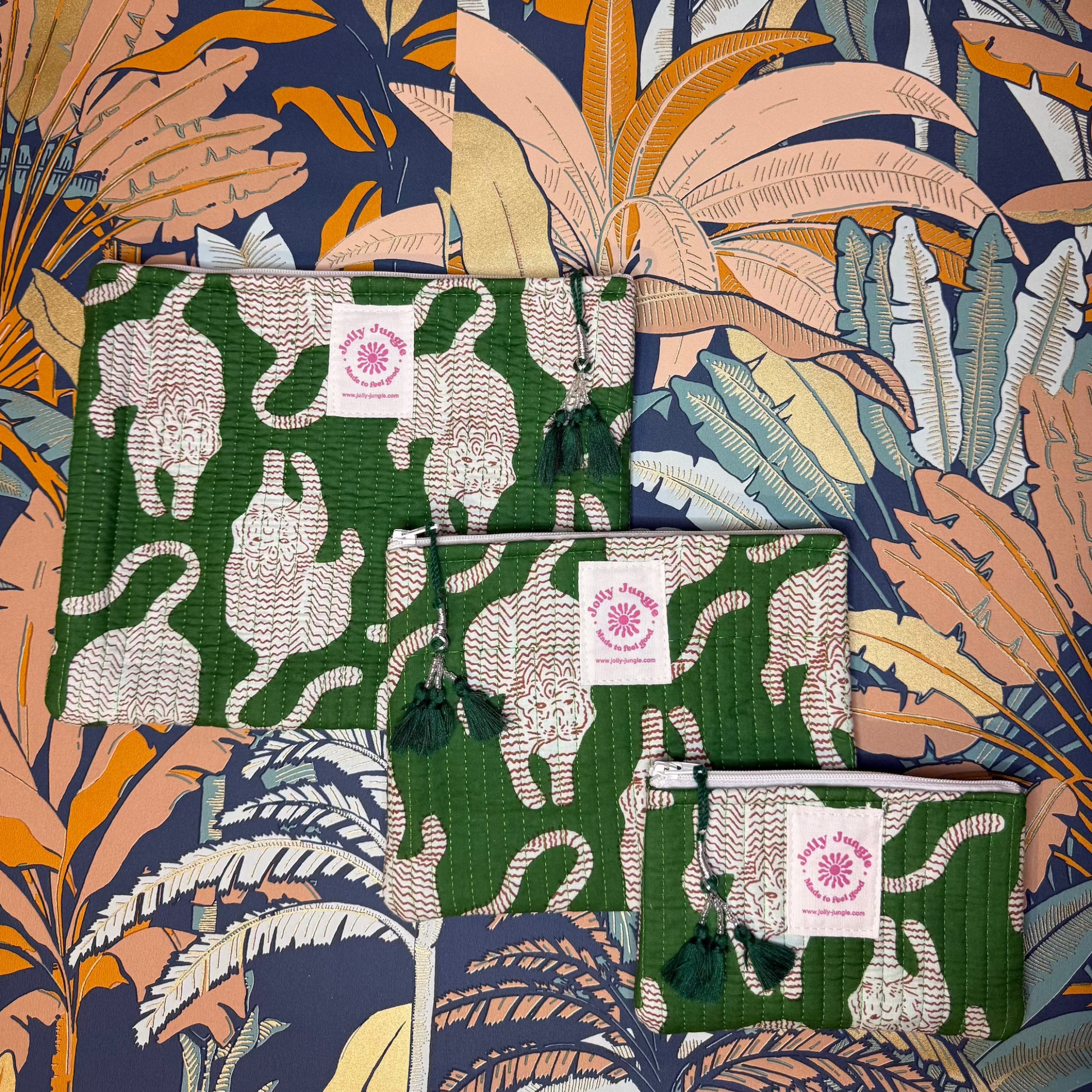 Pochette Verte Tigres