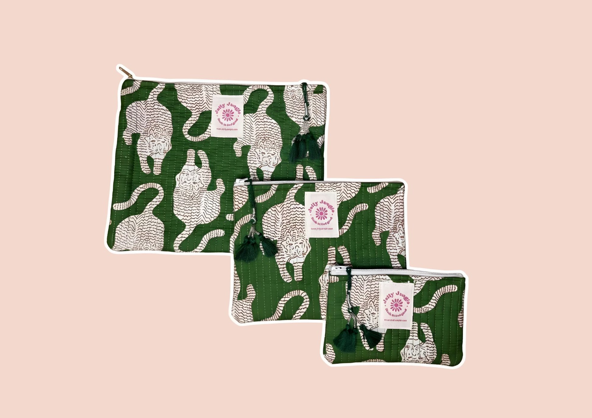 Pochette Verte Tigres