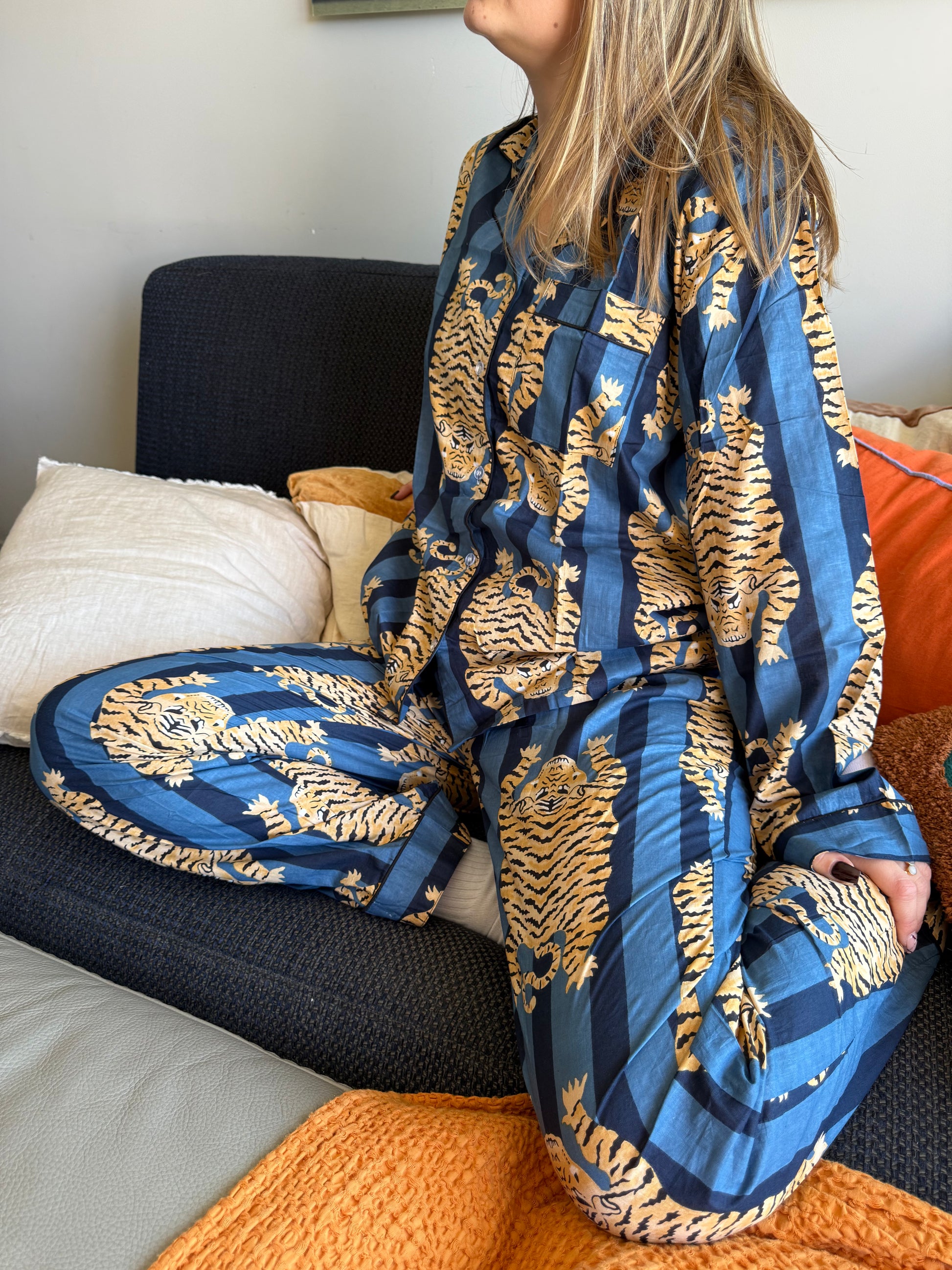 Pyjama Tigre Bleu