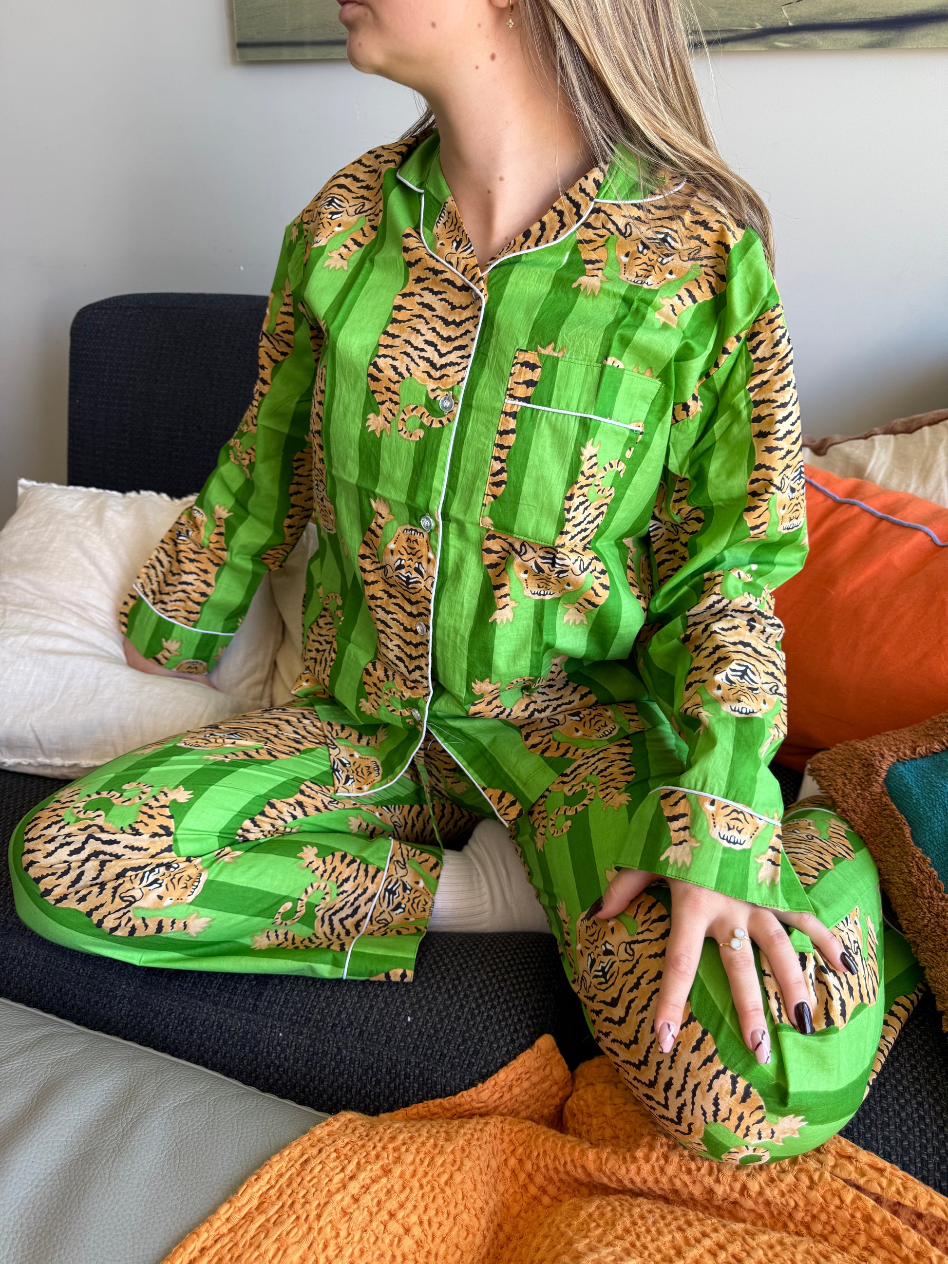 Pyjama Tigre Vert