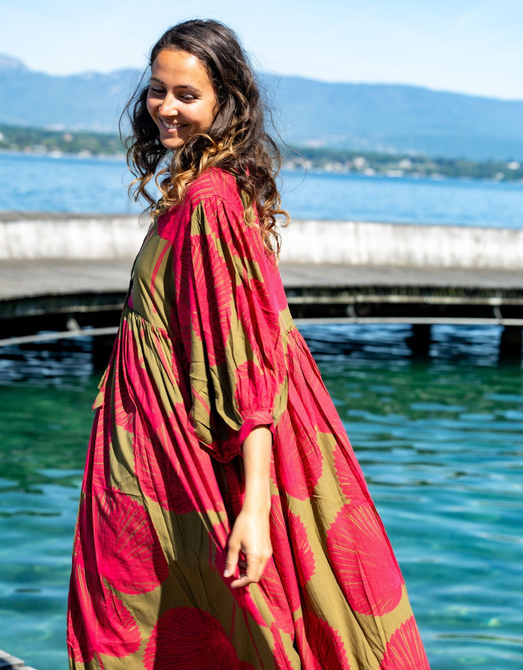 Robe Palm Rose