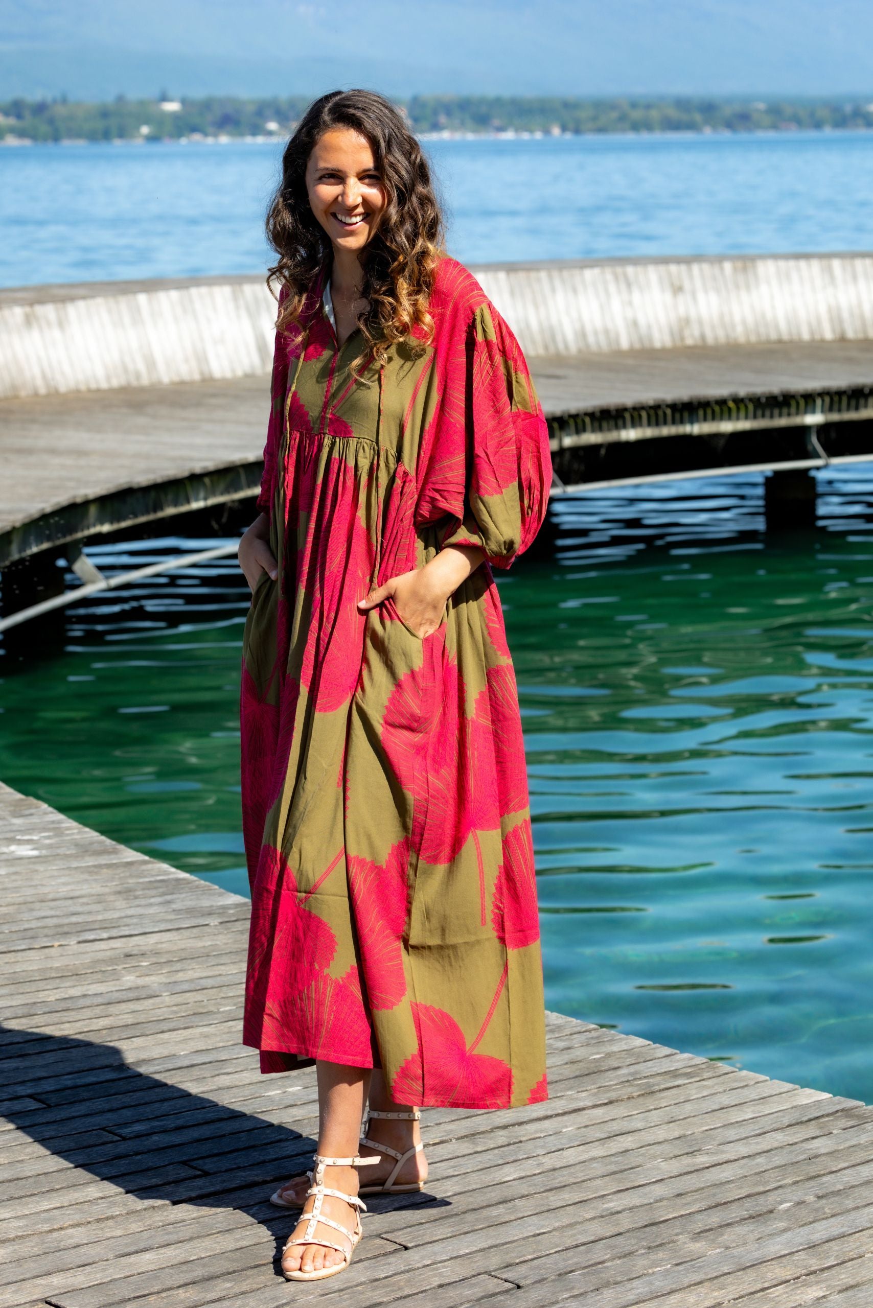 Robe Palm Rose