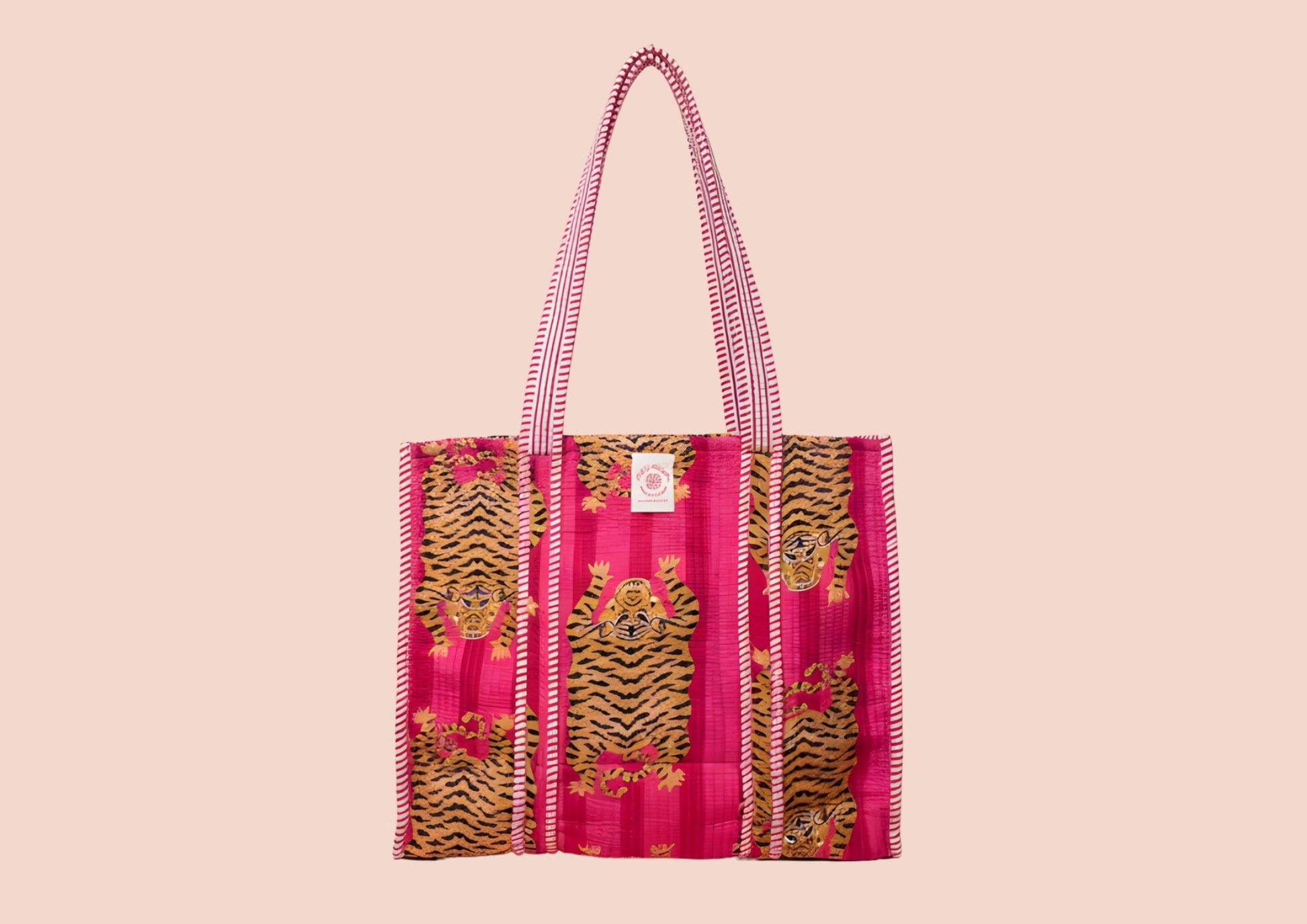 Sac Tote Tigre Rose