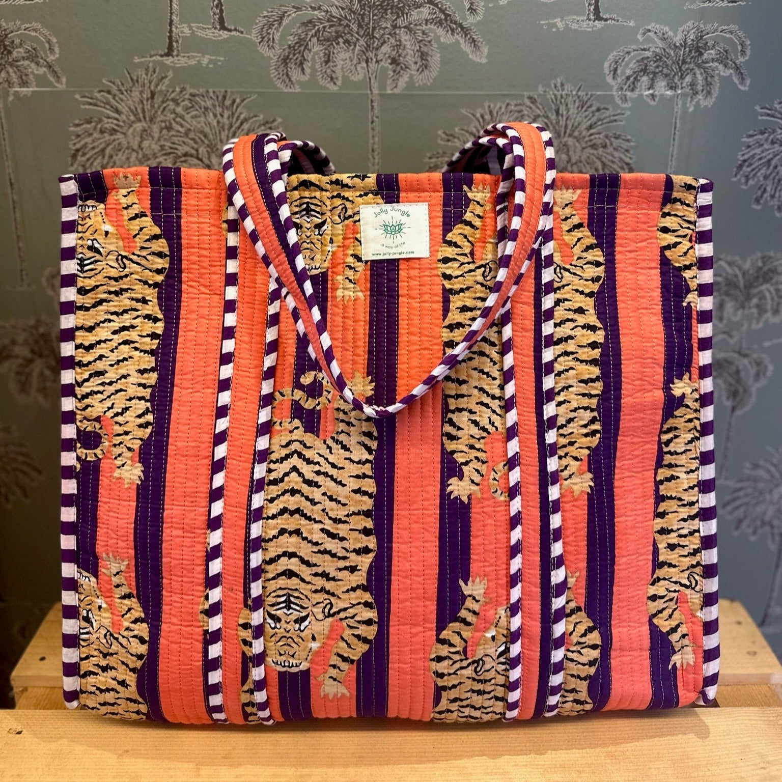 Bag Tote Ikat Rose