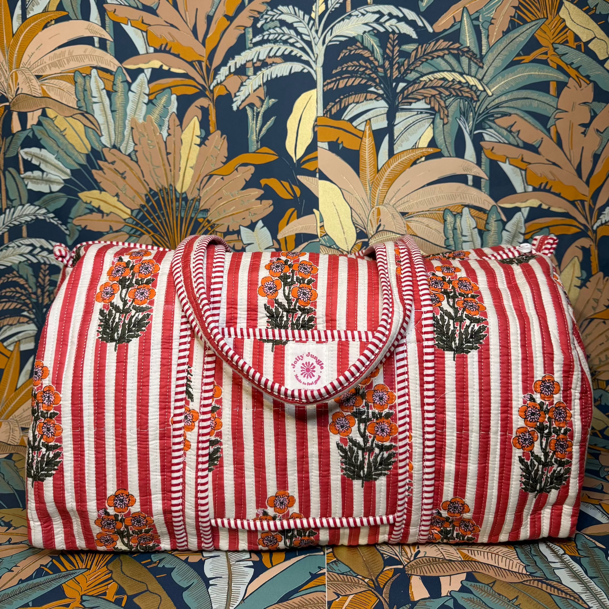 Sac de voyage Rayures Rouges