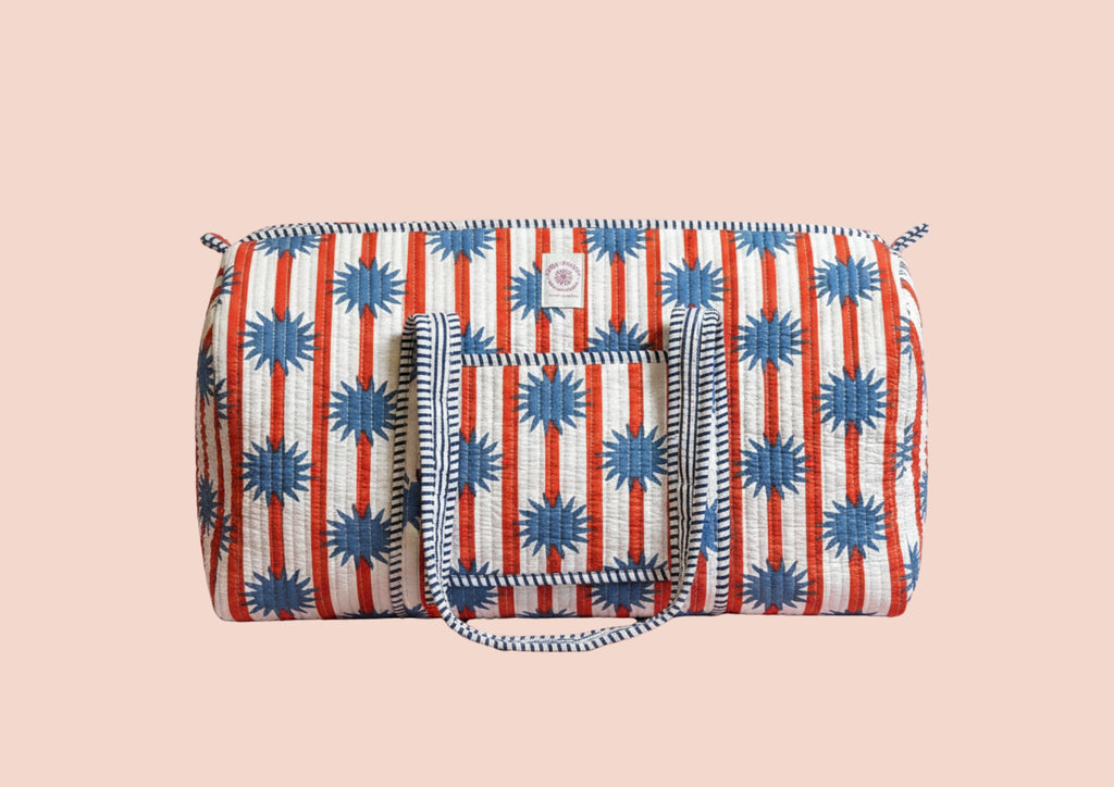 Sac de voyage Soleil Bleu & Orange