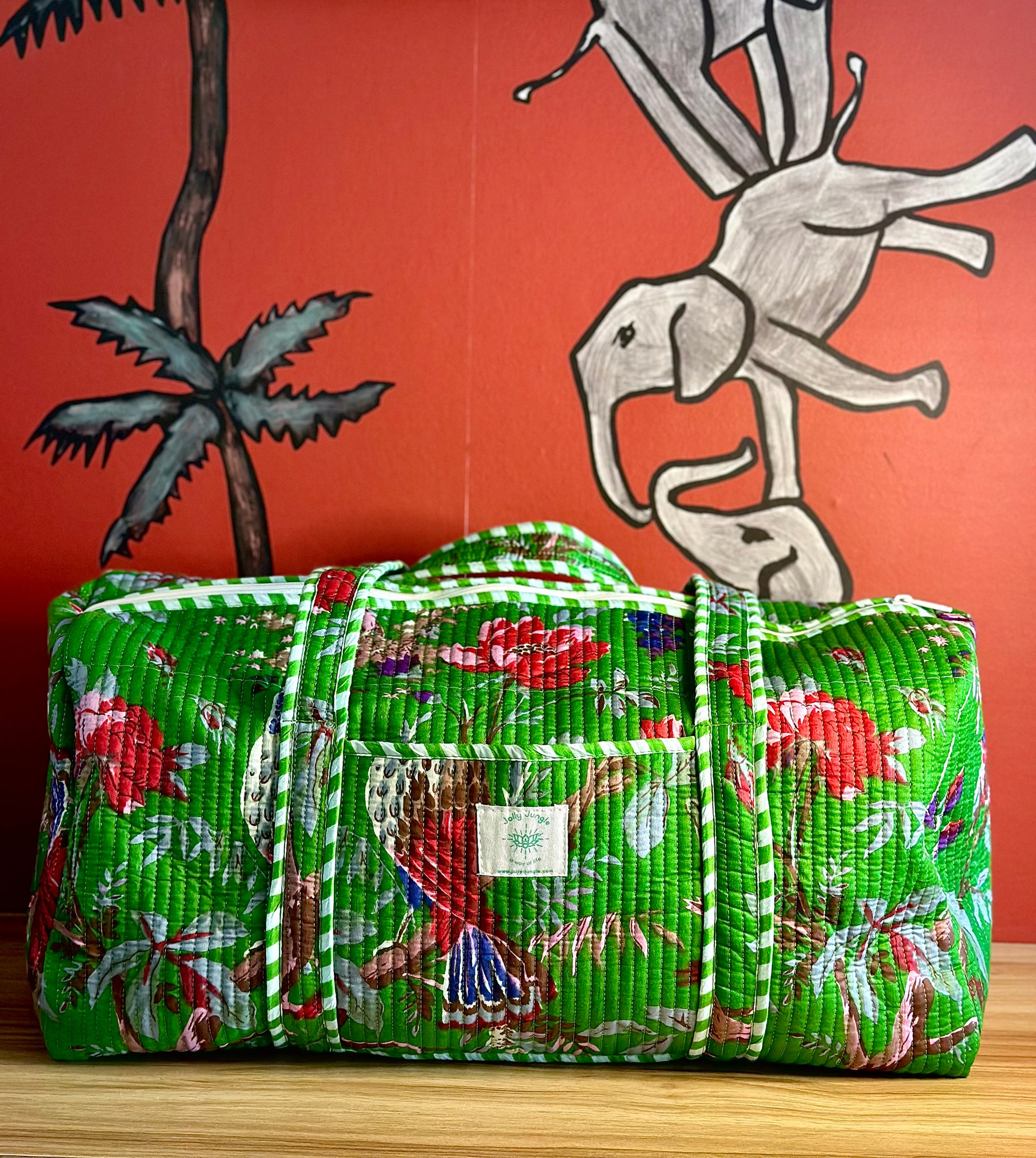 Sac de voyage vert