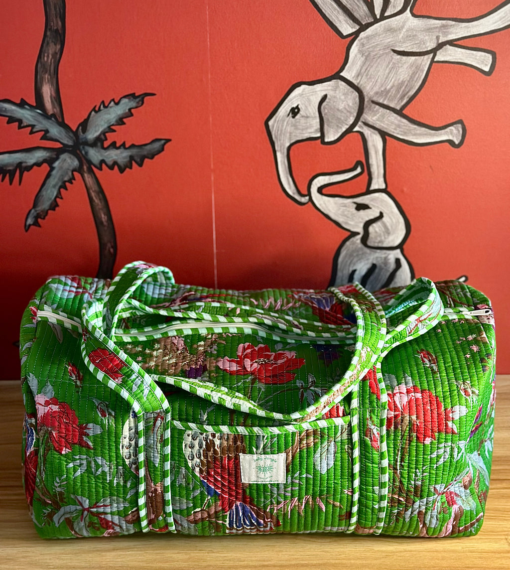 Sac de voyage vert