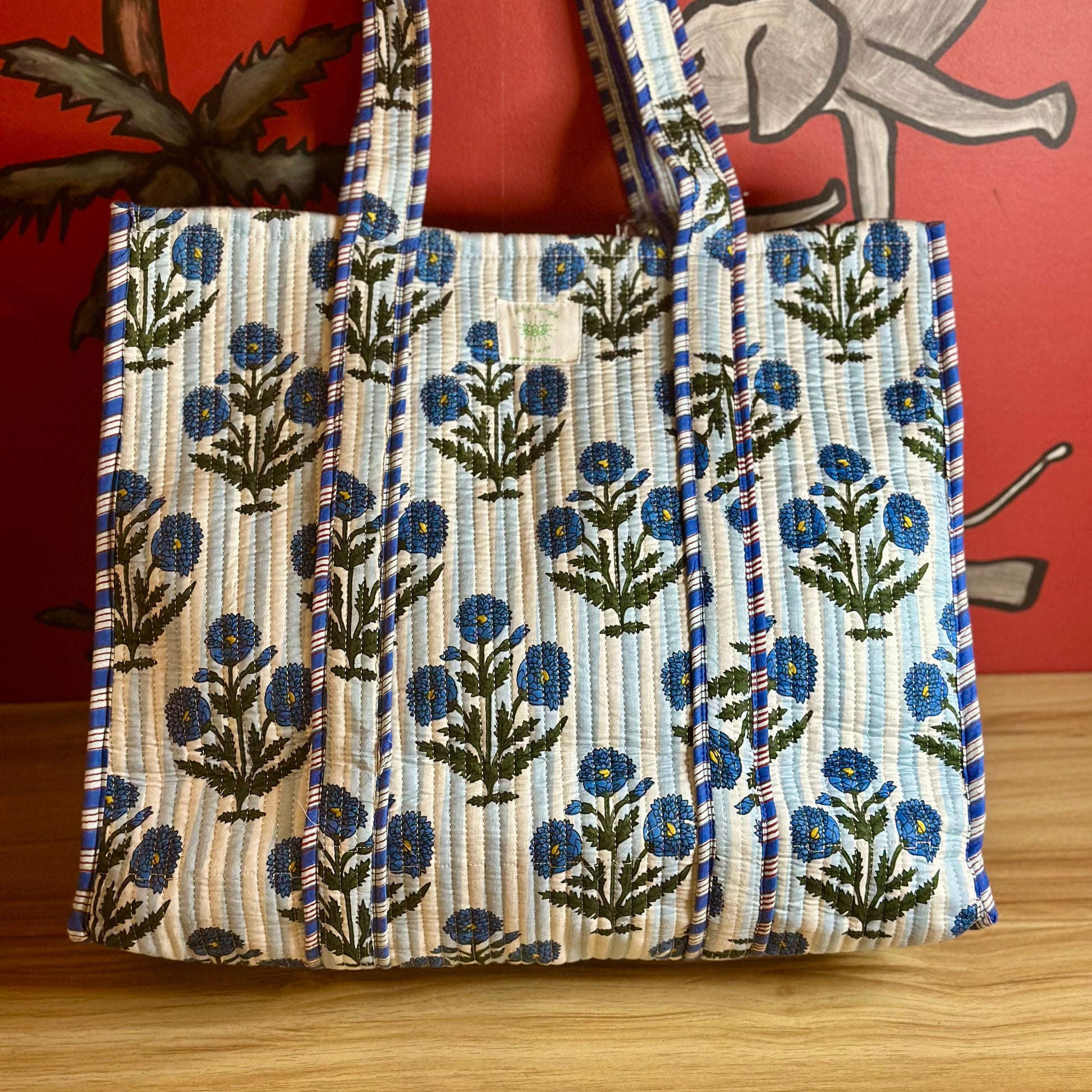 Bag Tote Ikat Rose