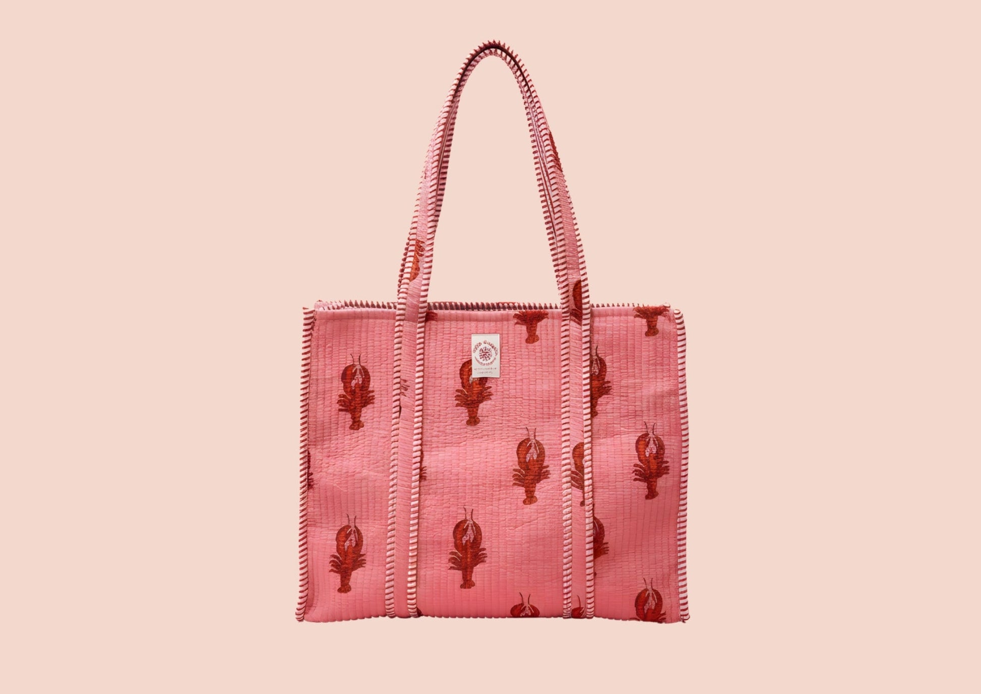 Sac tote rose Homard