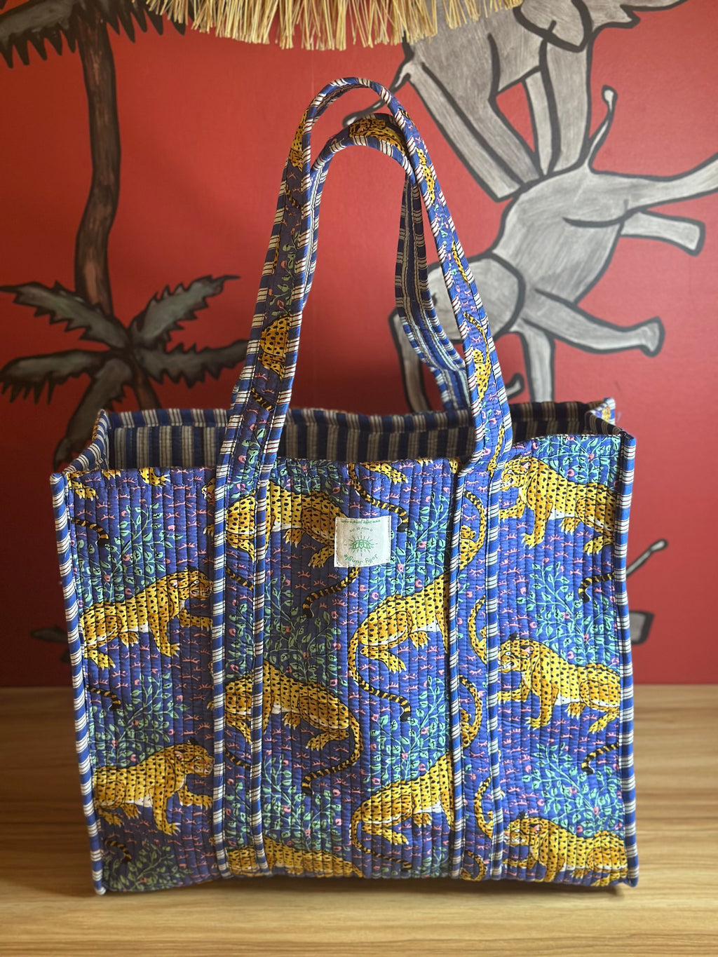 Bag Tote Ikat Rose